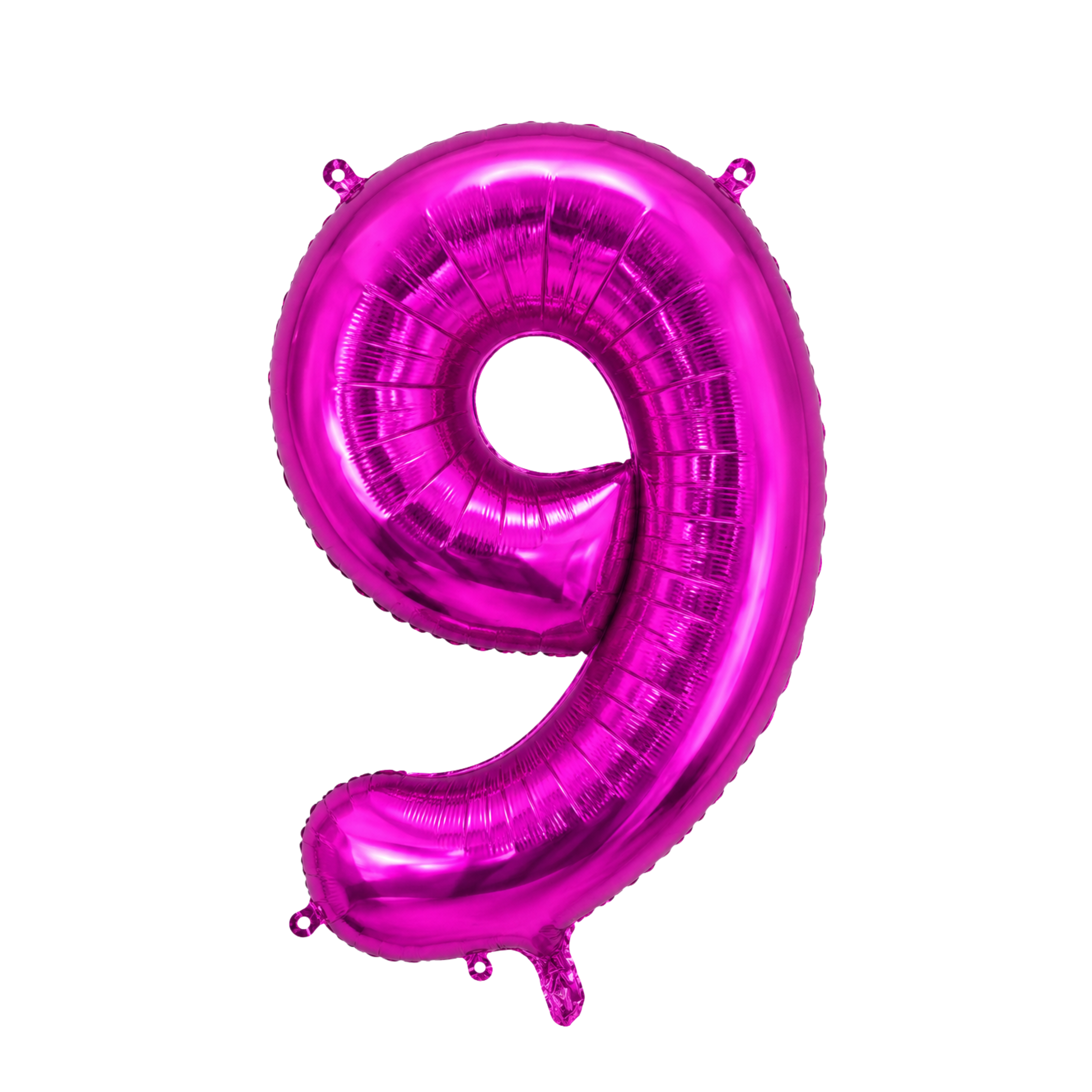 Globo Número Fucsia 40"
