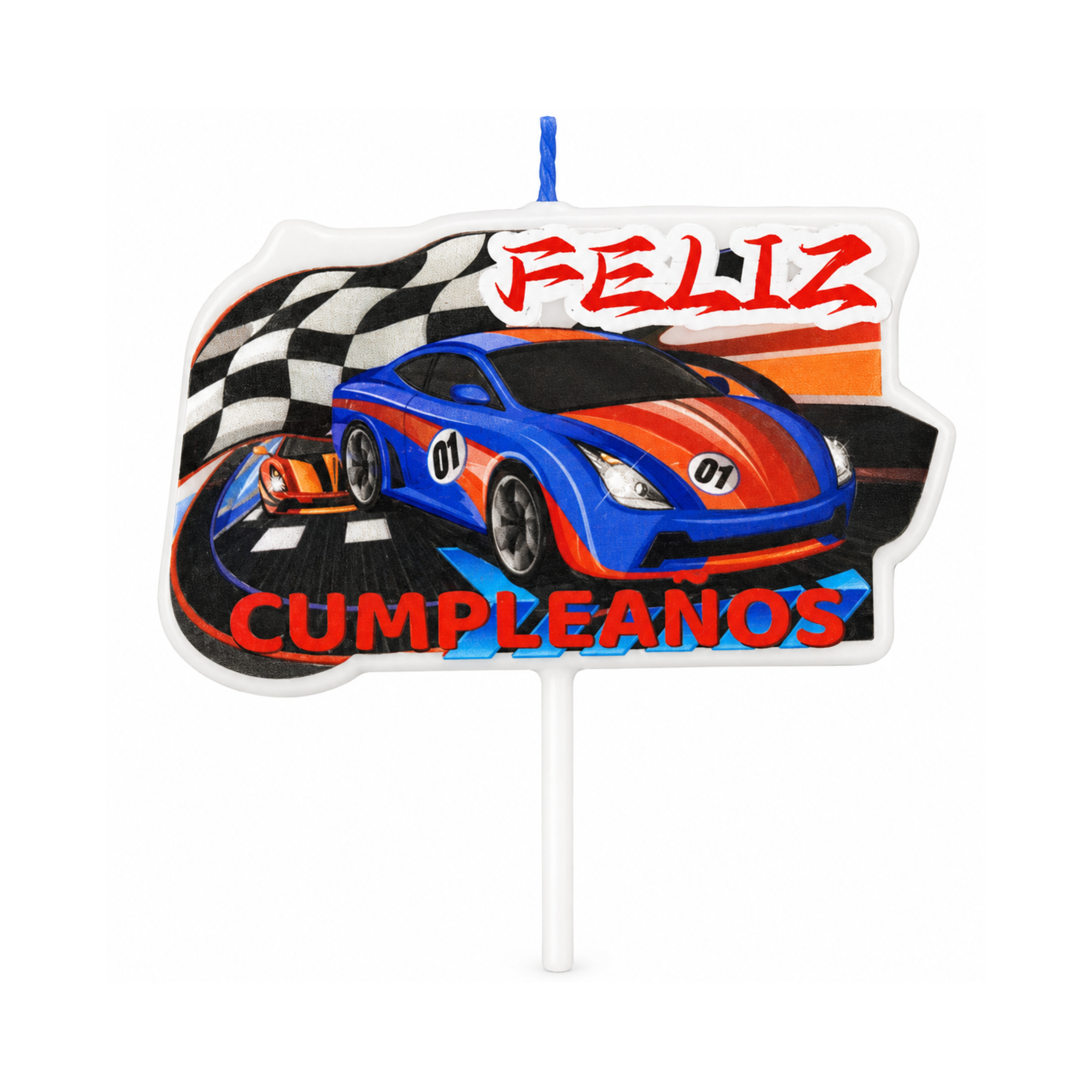 Vela Auto Deportivo Azul