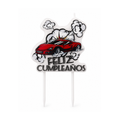 Vela Auto Deportivo Rojo