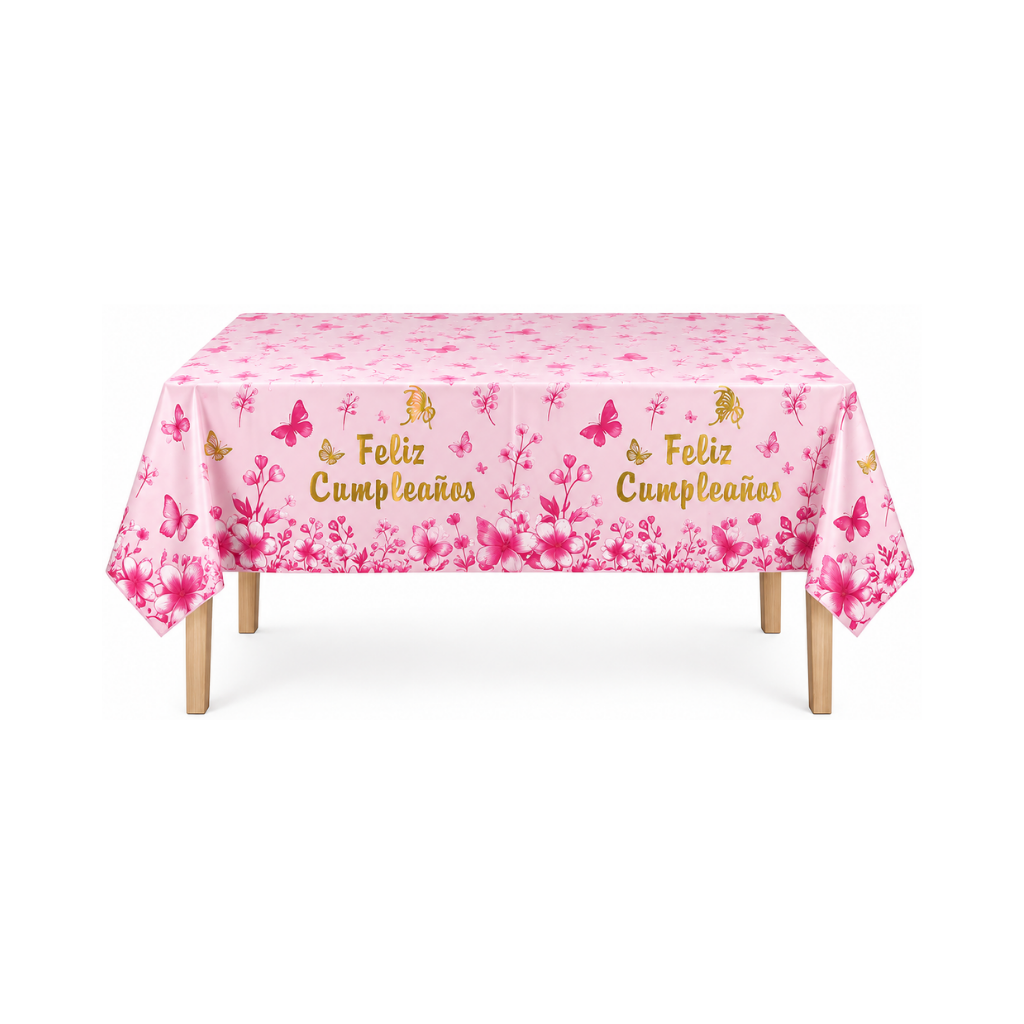 Mantel Mariposas “Feliz Cumpleaños”