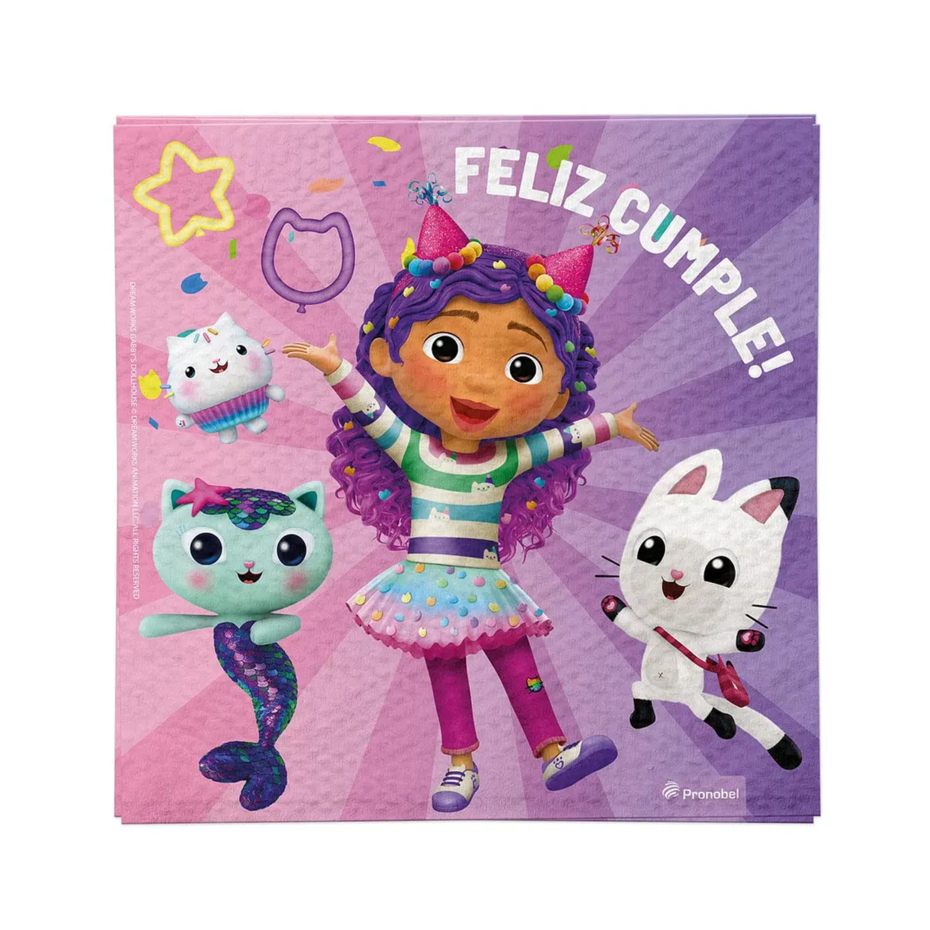 SERVILLETAS GABY Y LA CASA DE MUÑECAS X 10