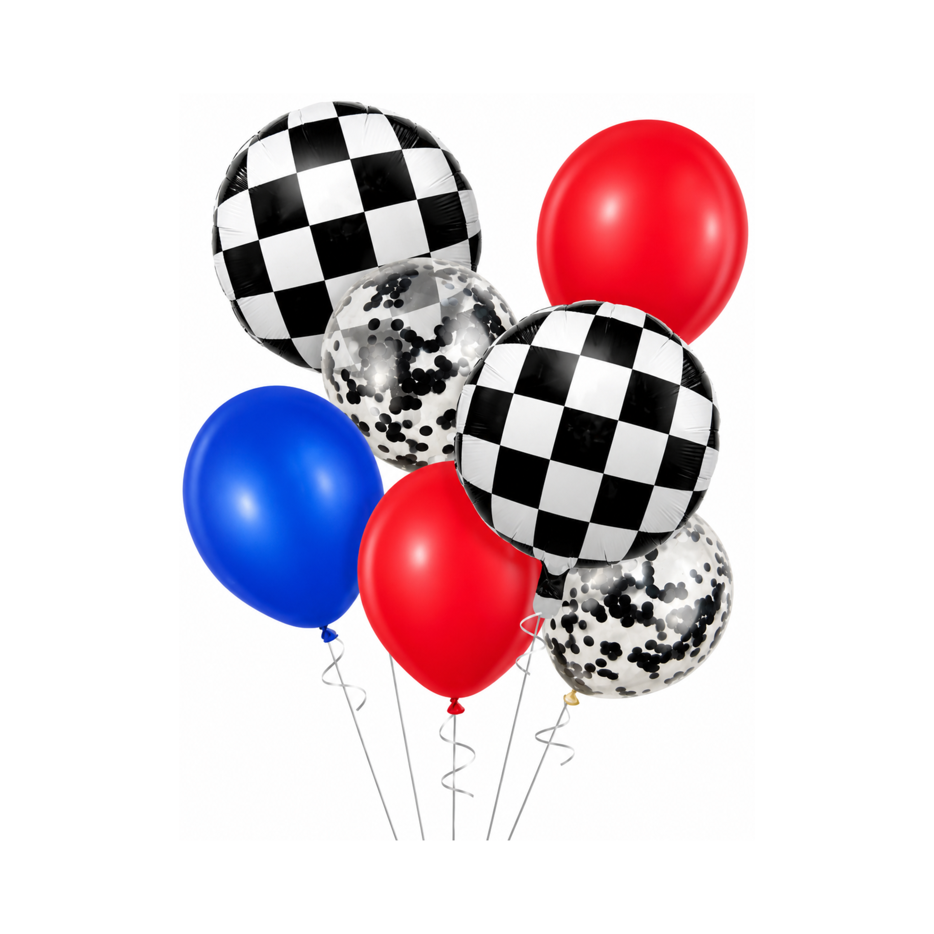 Set de Globos Carreras 7 Piezas