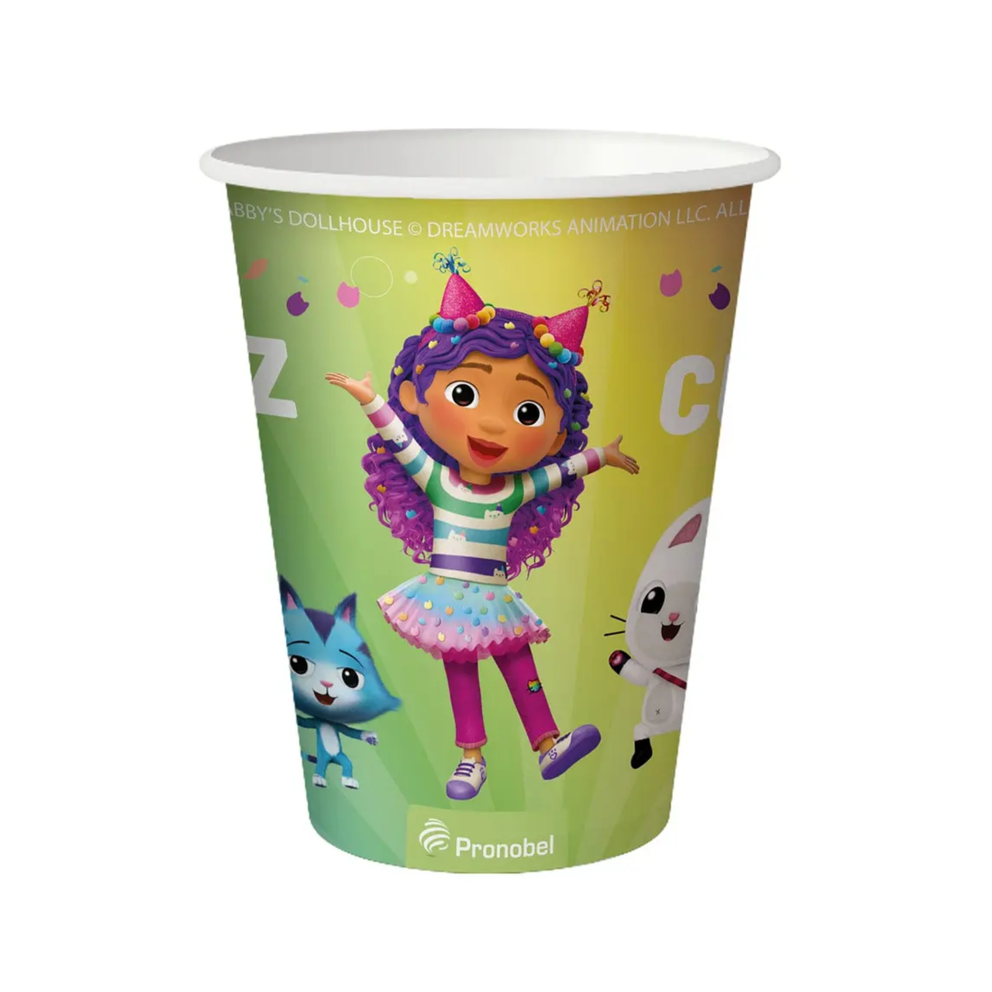 VASO GABY Y LA CASA DE MUÑECAS X 6