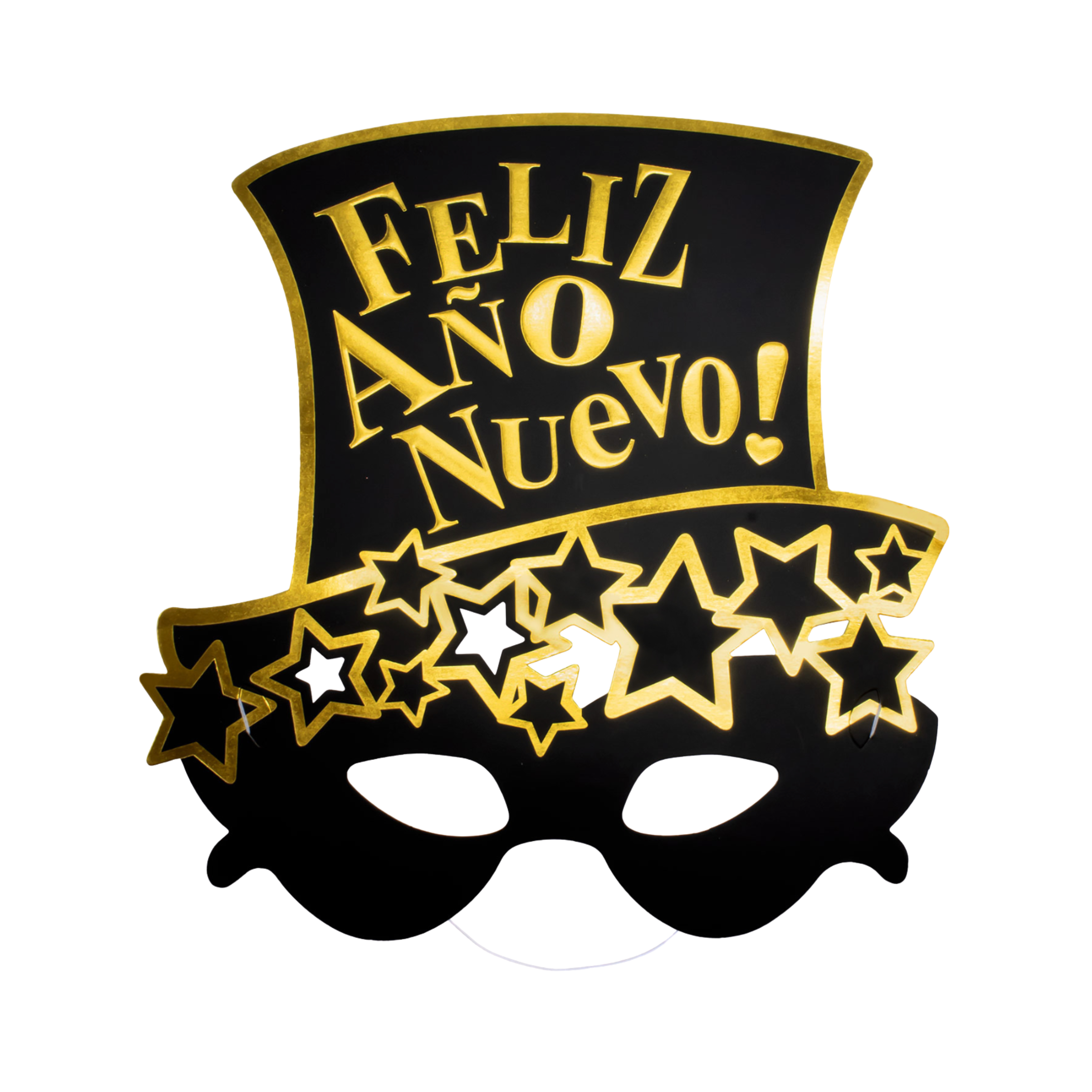 Mascara Feliz Año Nuevo x 2un