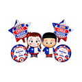 Set Globo Mylar Fiestas Patrias de Chile