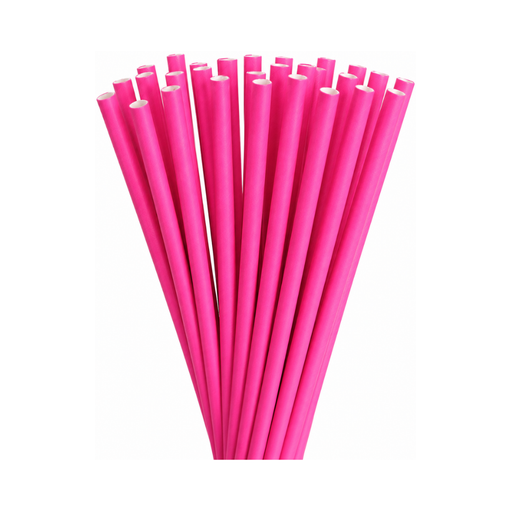 Bombilla Papel Colores x25 Unidades