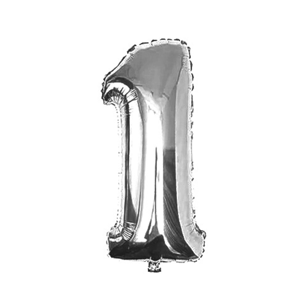 GLOBO METALICO 32" PLATEADO #1