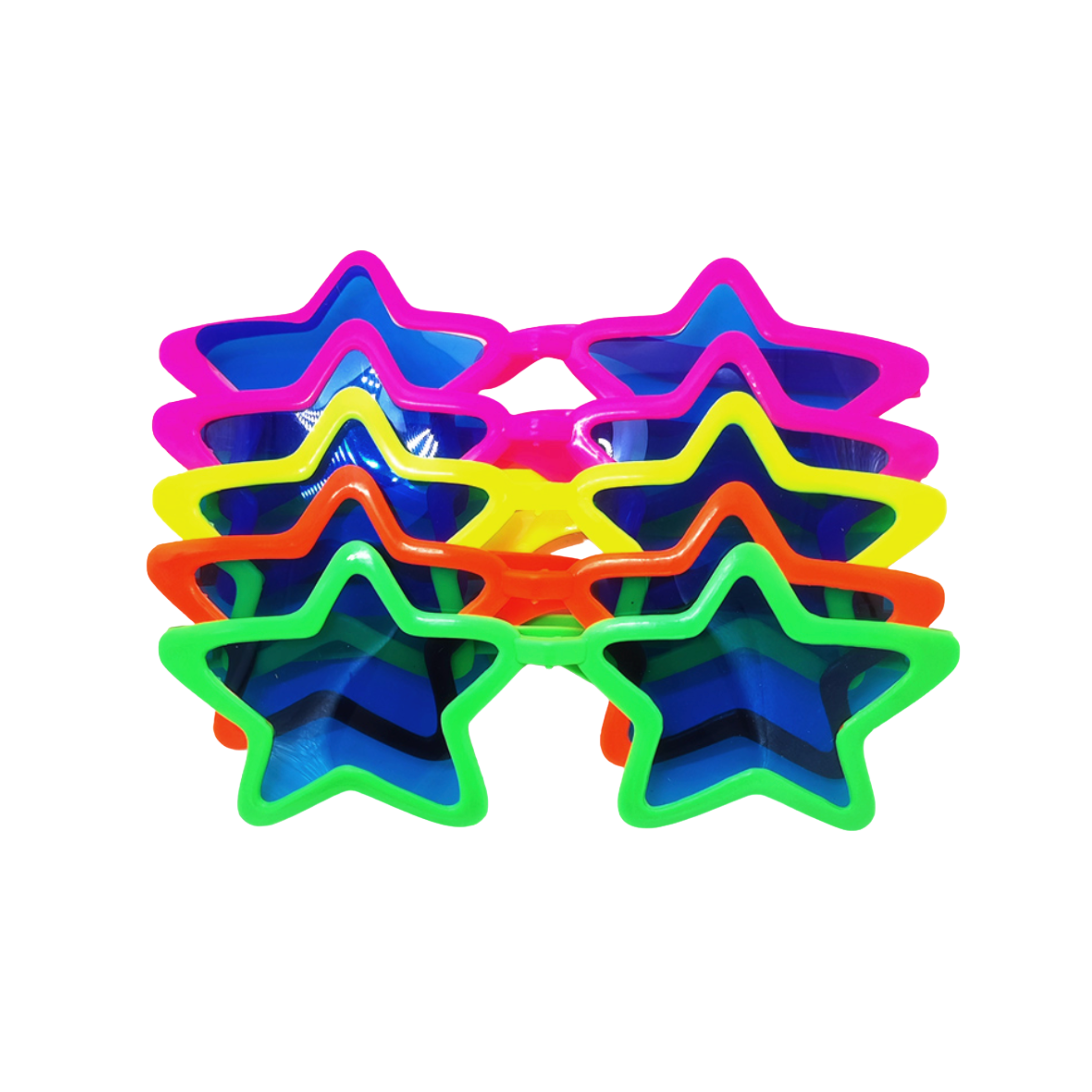 Lente Fluor Gigante Estrella x 5 un