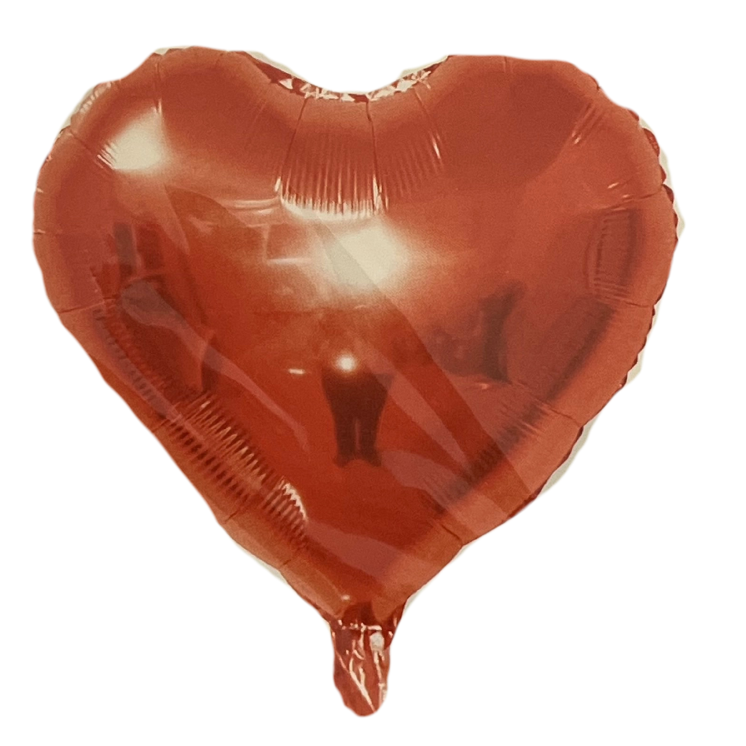 Globo corazon rojo 18''