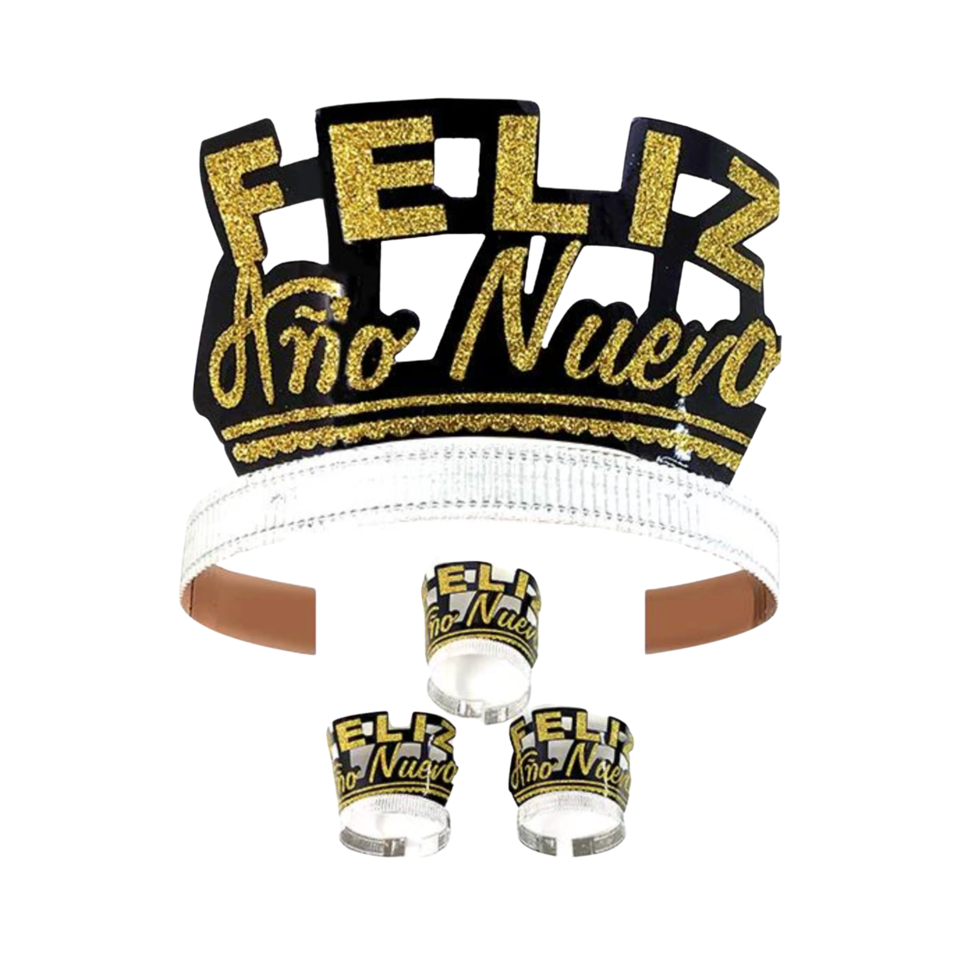 Tiara Feliz Año Nuevo x 3 un