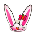 cintillo conejo pascua rosado orejas