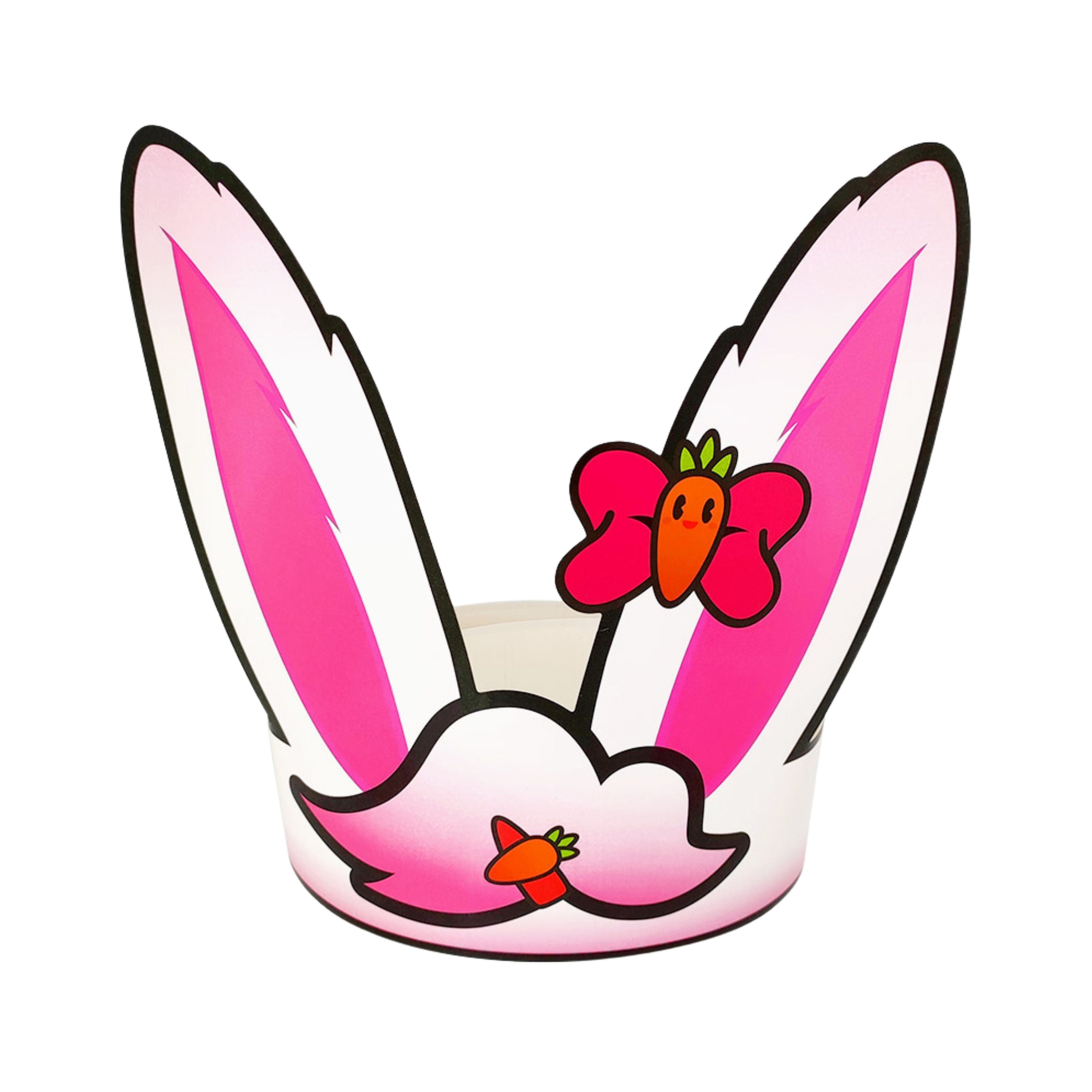 cintillo conejo pascua rosado orejas