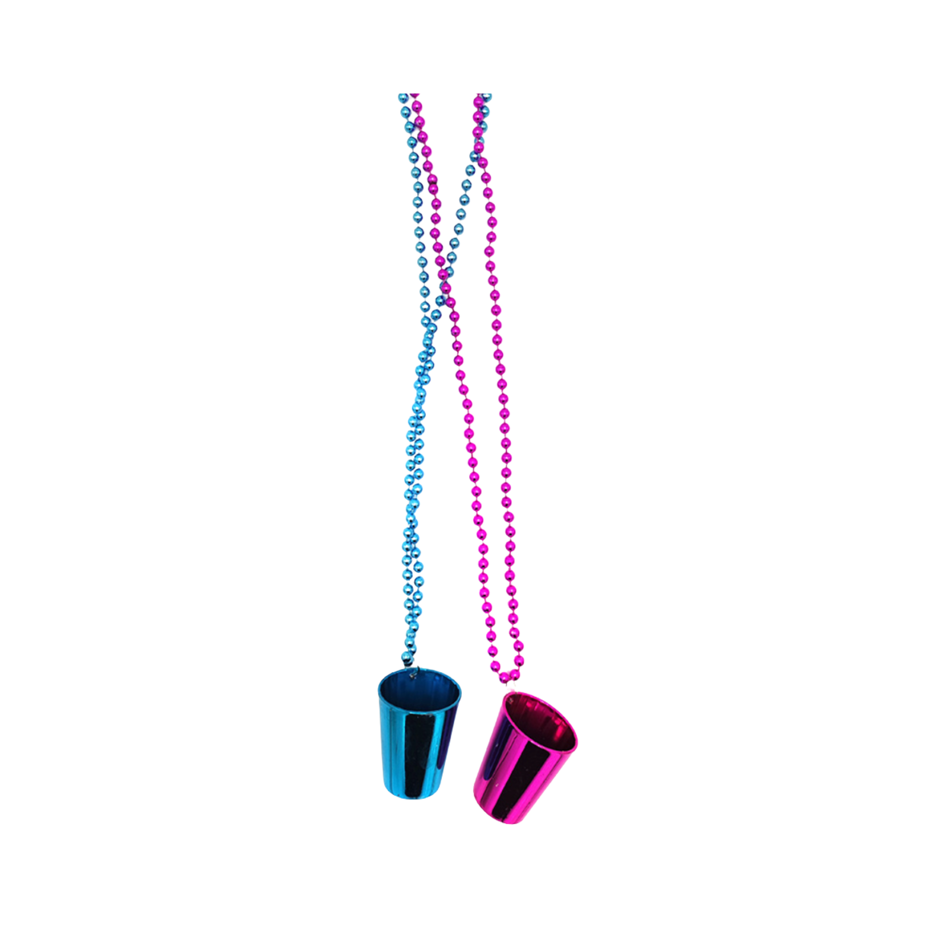 Collar Metalizado Beads Shots x2un