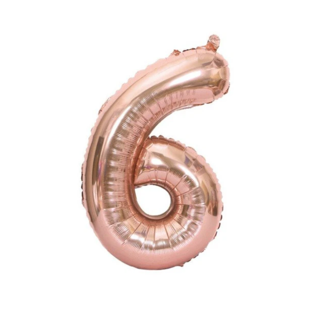 GLOBO METALICO 32" ROSE GOLD #6