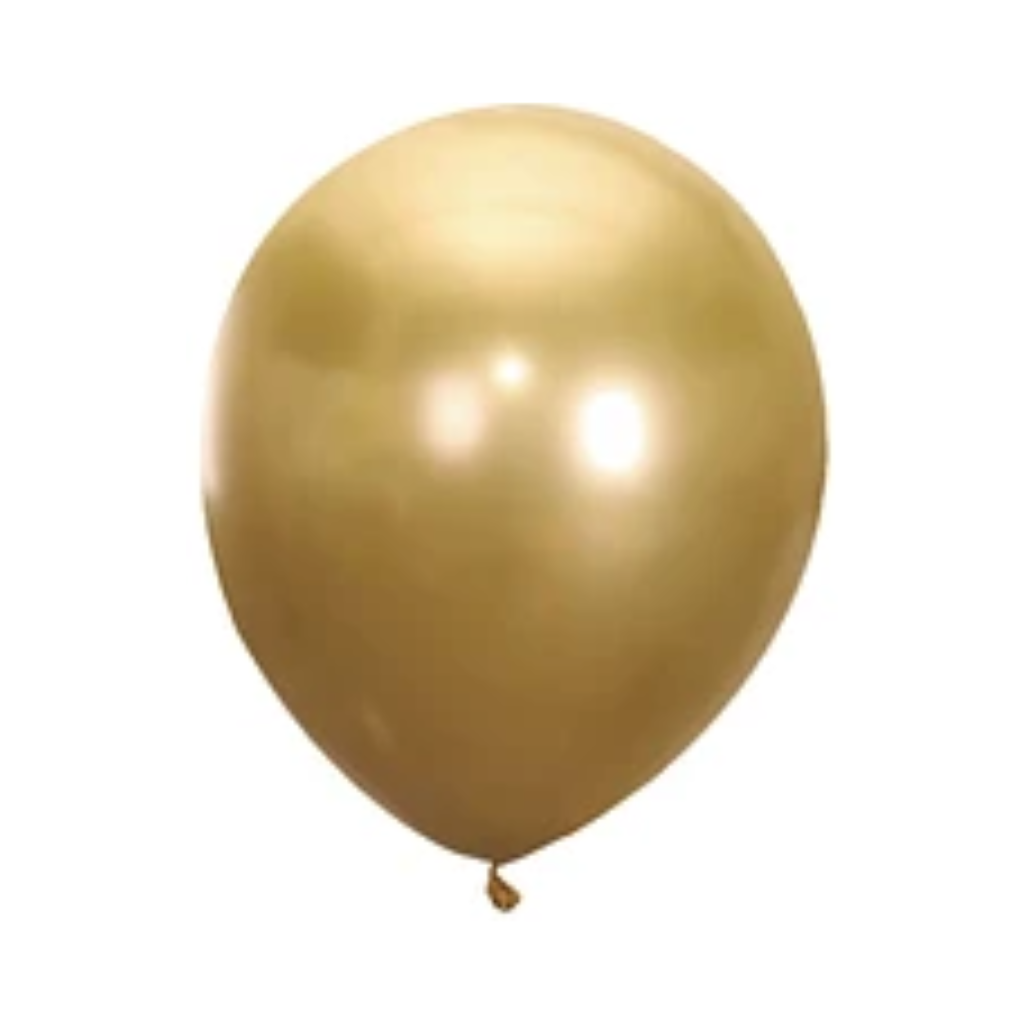 GLOBO CROMADO R5 DORADO X 25