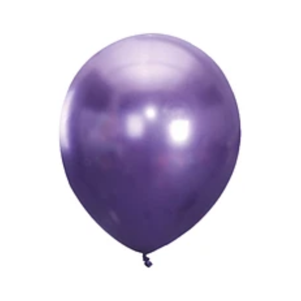 GLOBO CROMADO R12 MORADO X 25