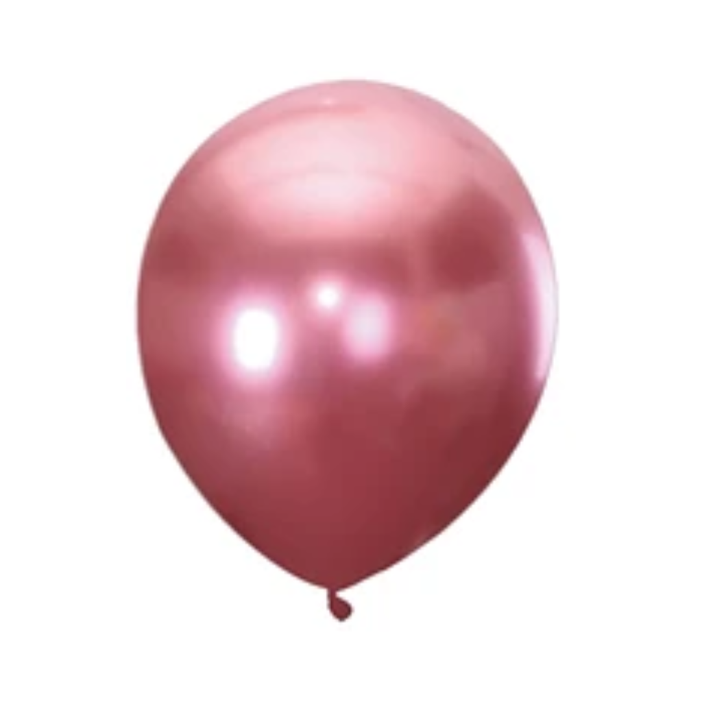 GLOBO CROMADO R5 FUCSIA X 25