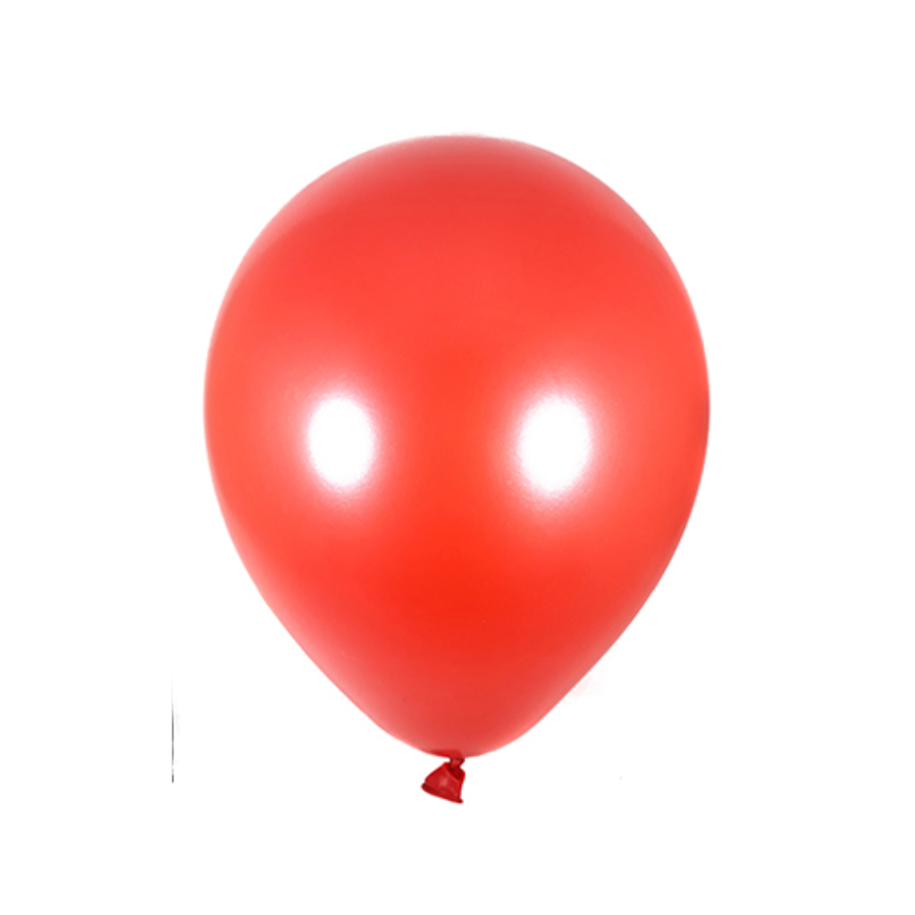 GLOBO #9 ROJO METAL X25