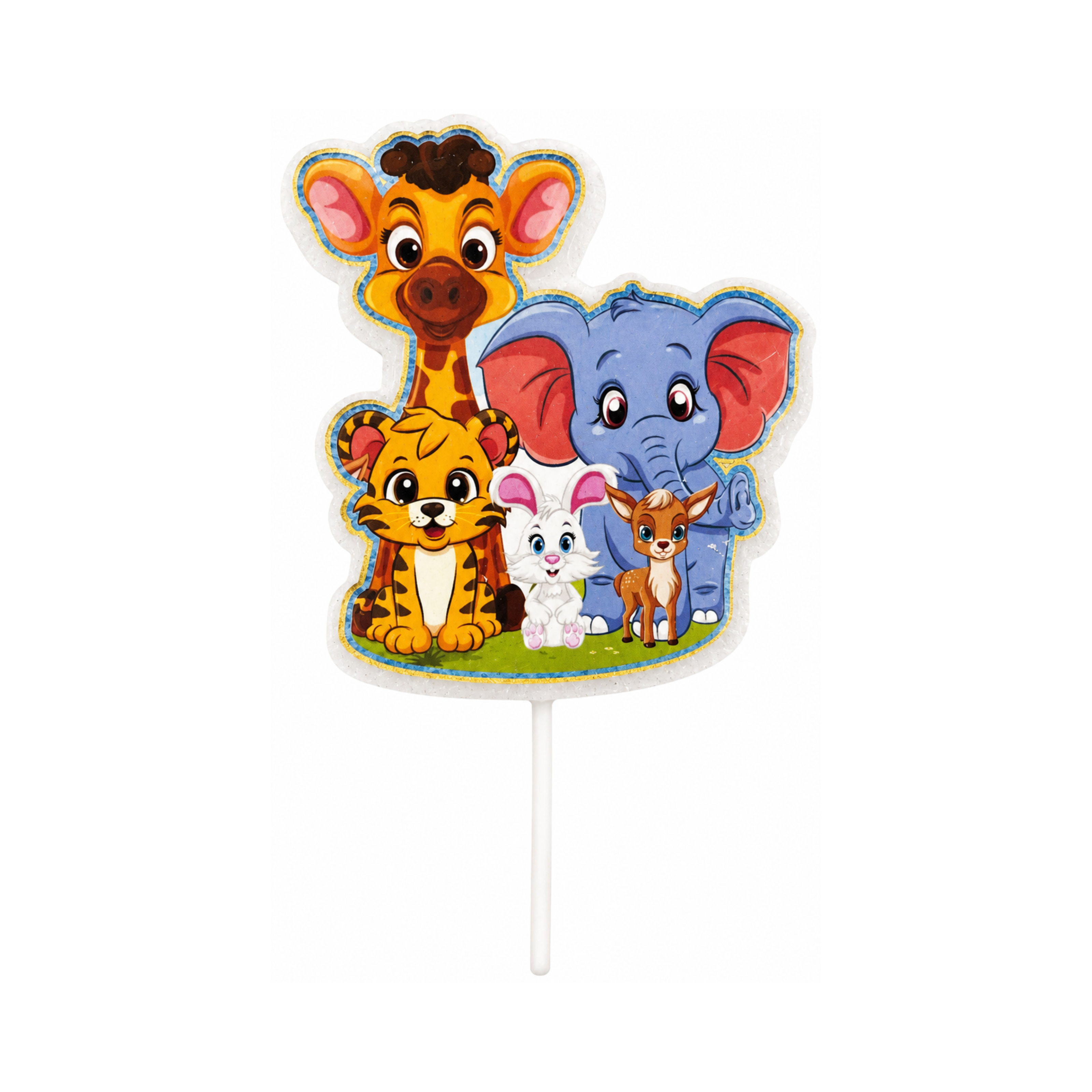 Vela Forma 2D Animalitos de la Selva