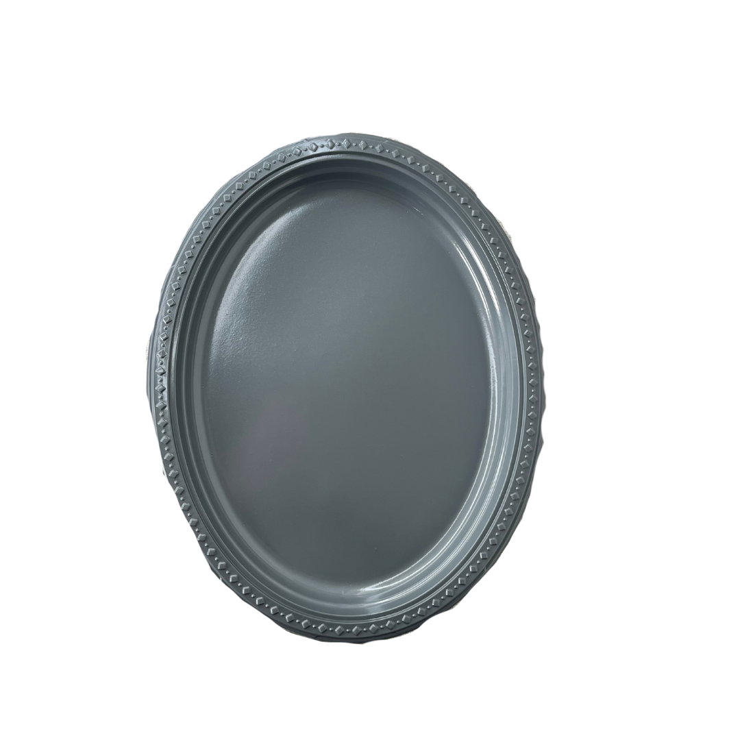 PLATO OVAL PLATA X5