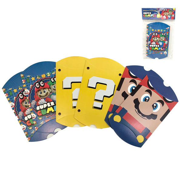 CAJA SORPRESA SUPER MARIO X 6