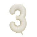 Globo Número Crema 32"