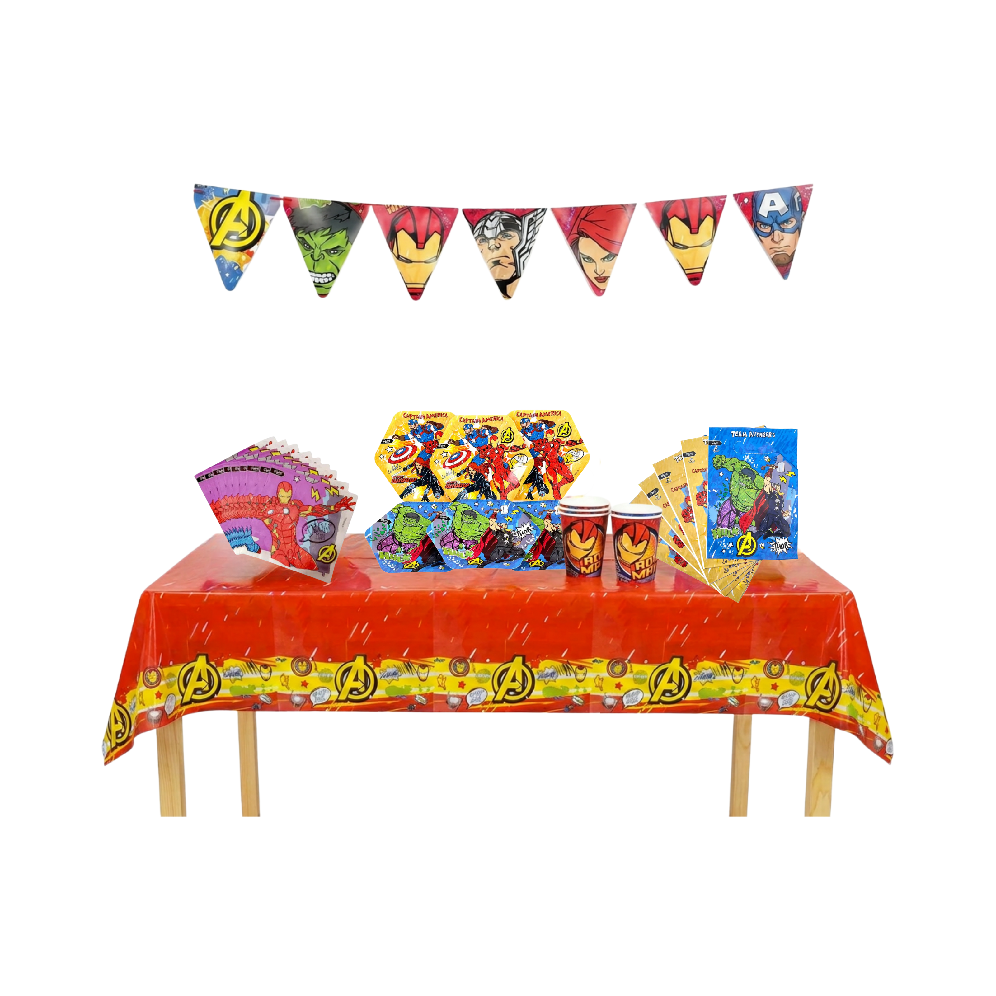 pack cotillon avengers chile