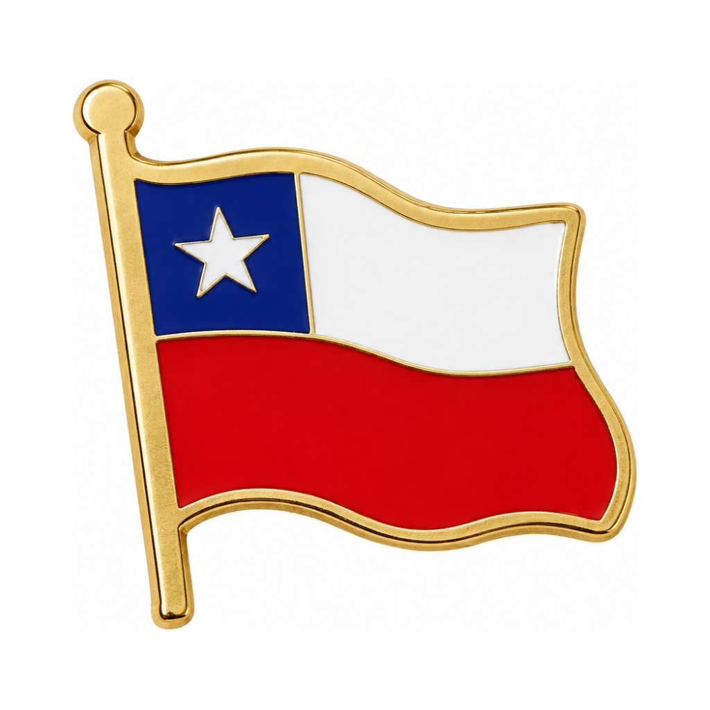 Prendedor Bandera Chilena
