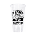 Vaso “Si Saben Como Me Pongo, Pa’ Que Me Invitan” 500 ml