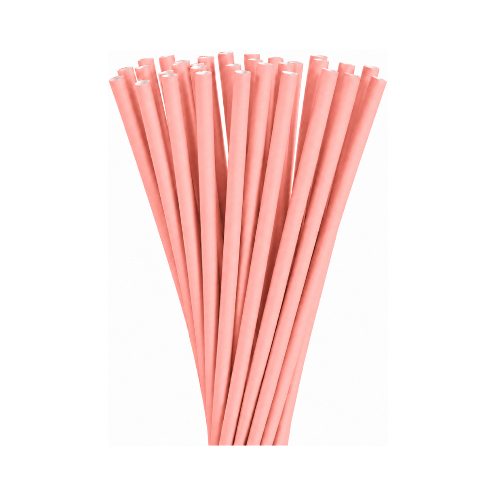 Bombilla Papel Colores x25 Unidades