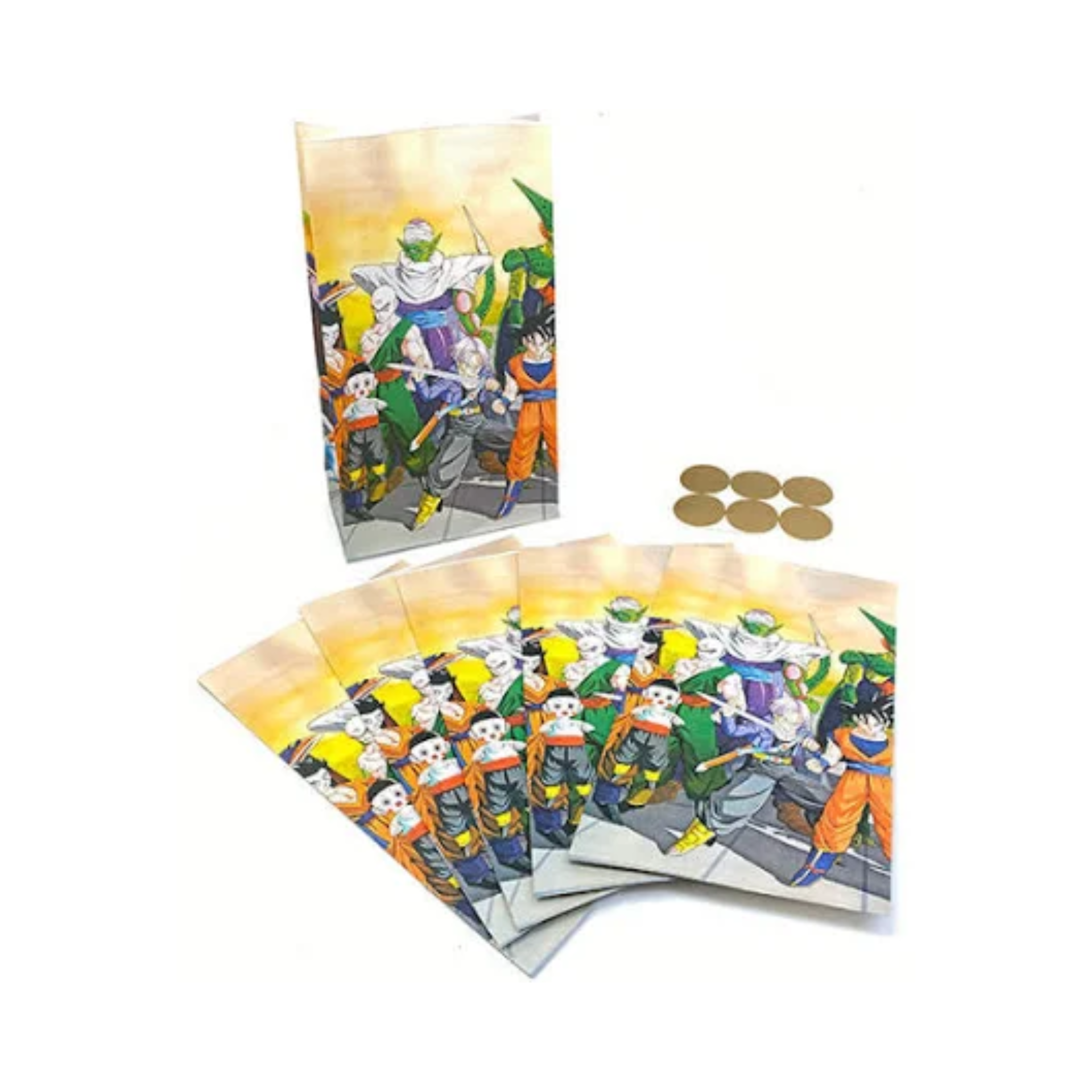 BOLSA PAPEL DRAGON BALL X6
