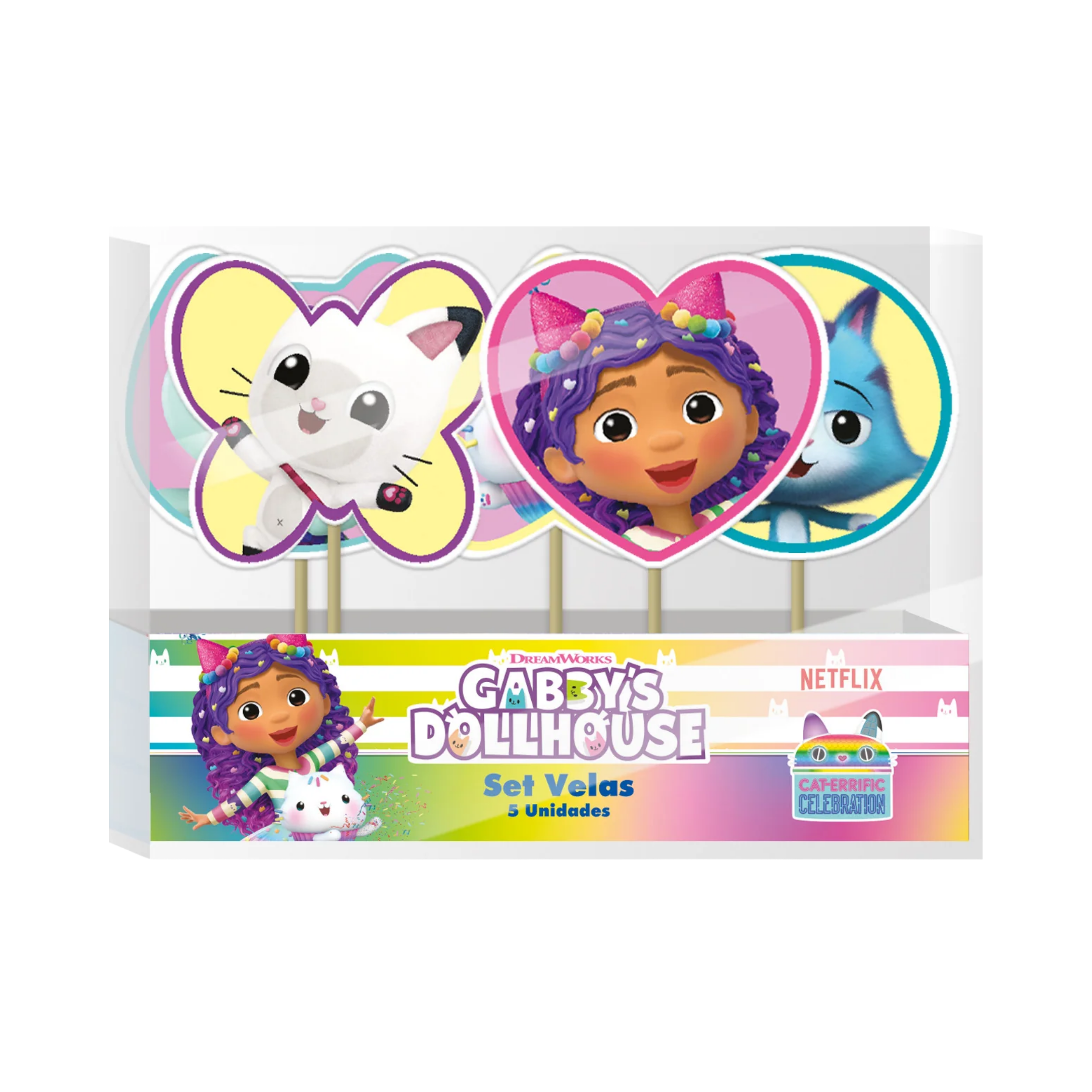 SET 5 VELAS GABY