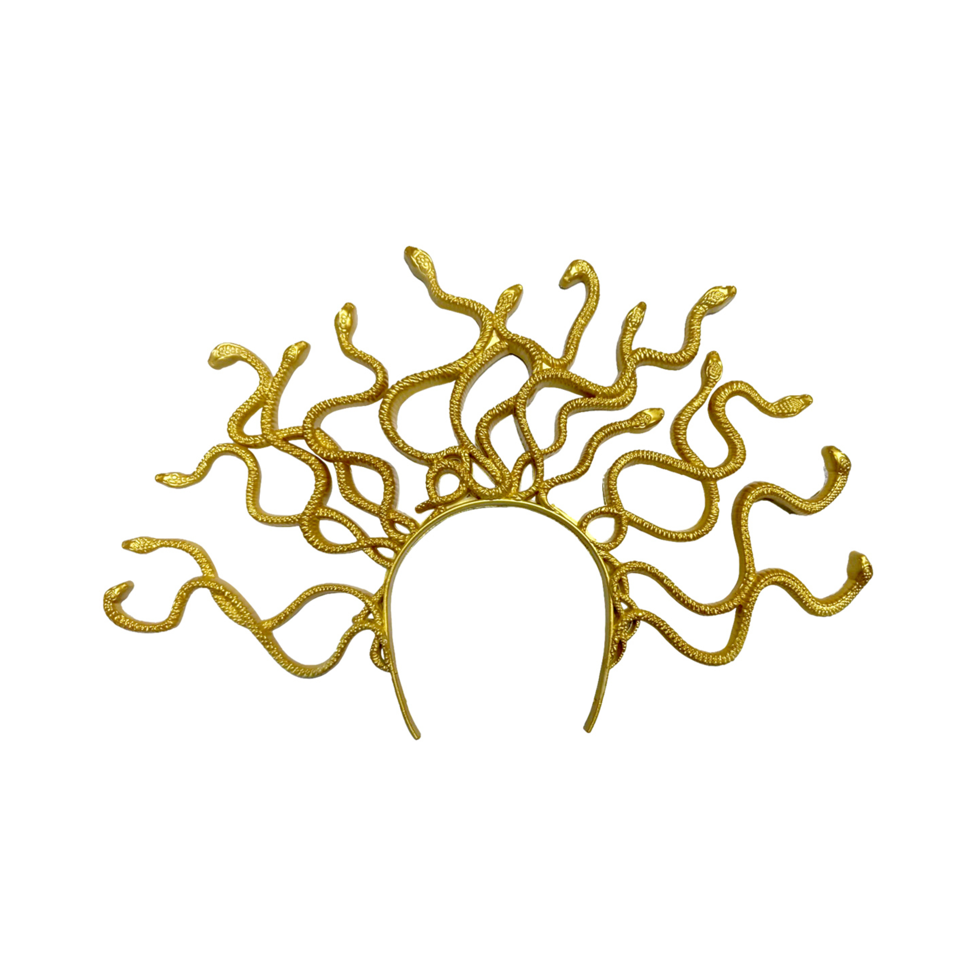CINTILLO PLASTICO MEDUSA DORADO INFANTIL