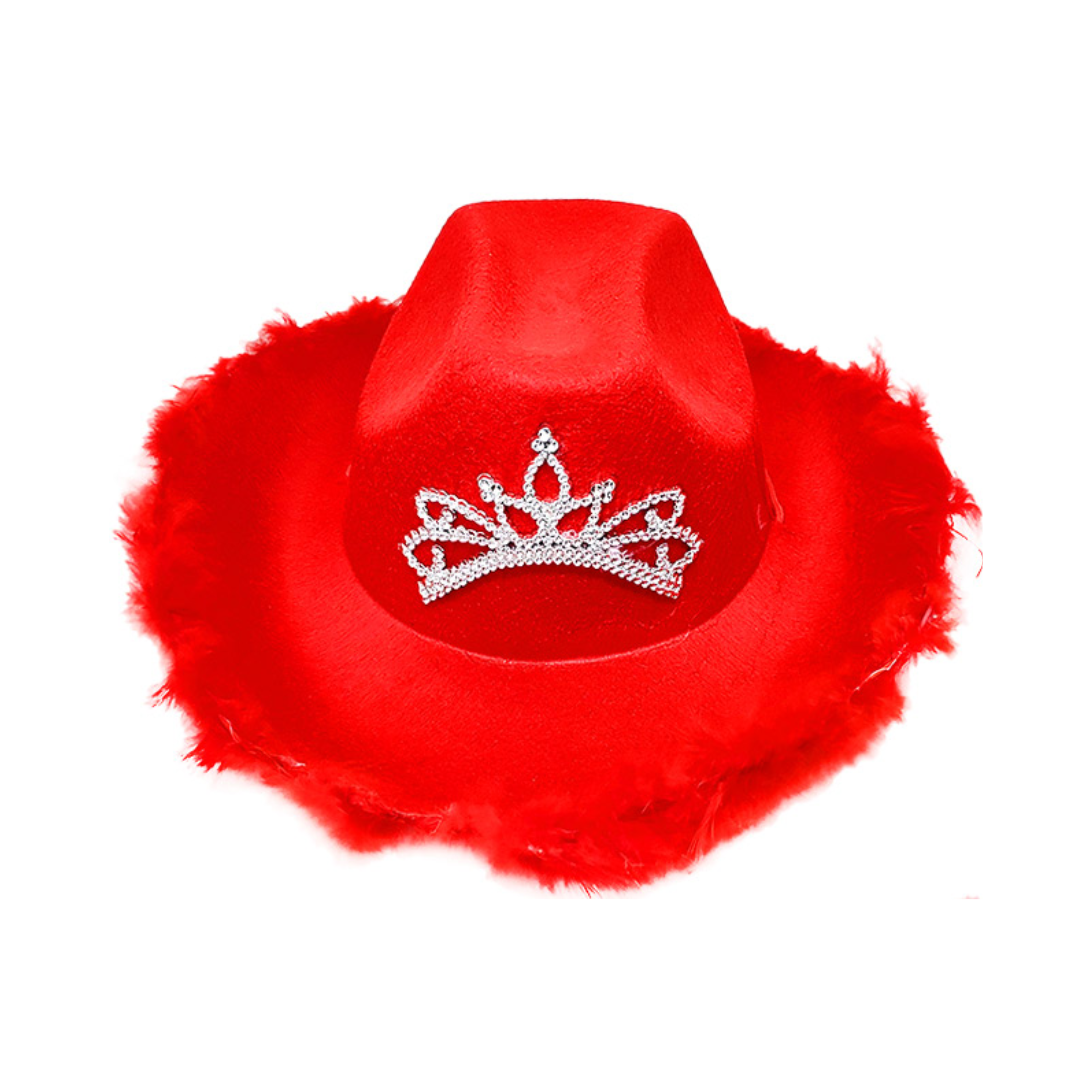 SOMBRERO VAQUERO CORONA ROJO