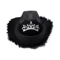 SOMBRERO VAQUERO CORONA NEGRO