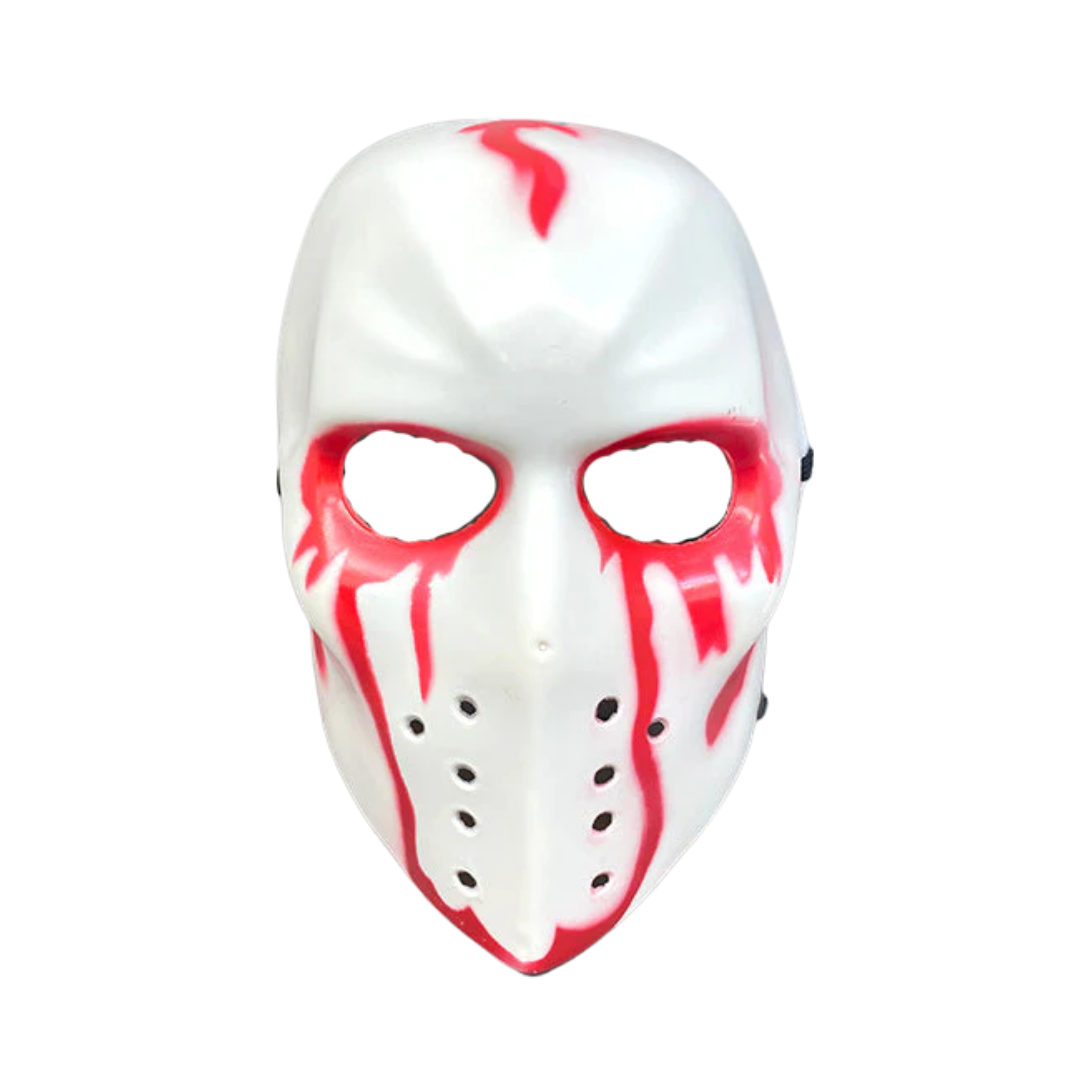 MASCARA PLASTICO HOCKEY SANGRE