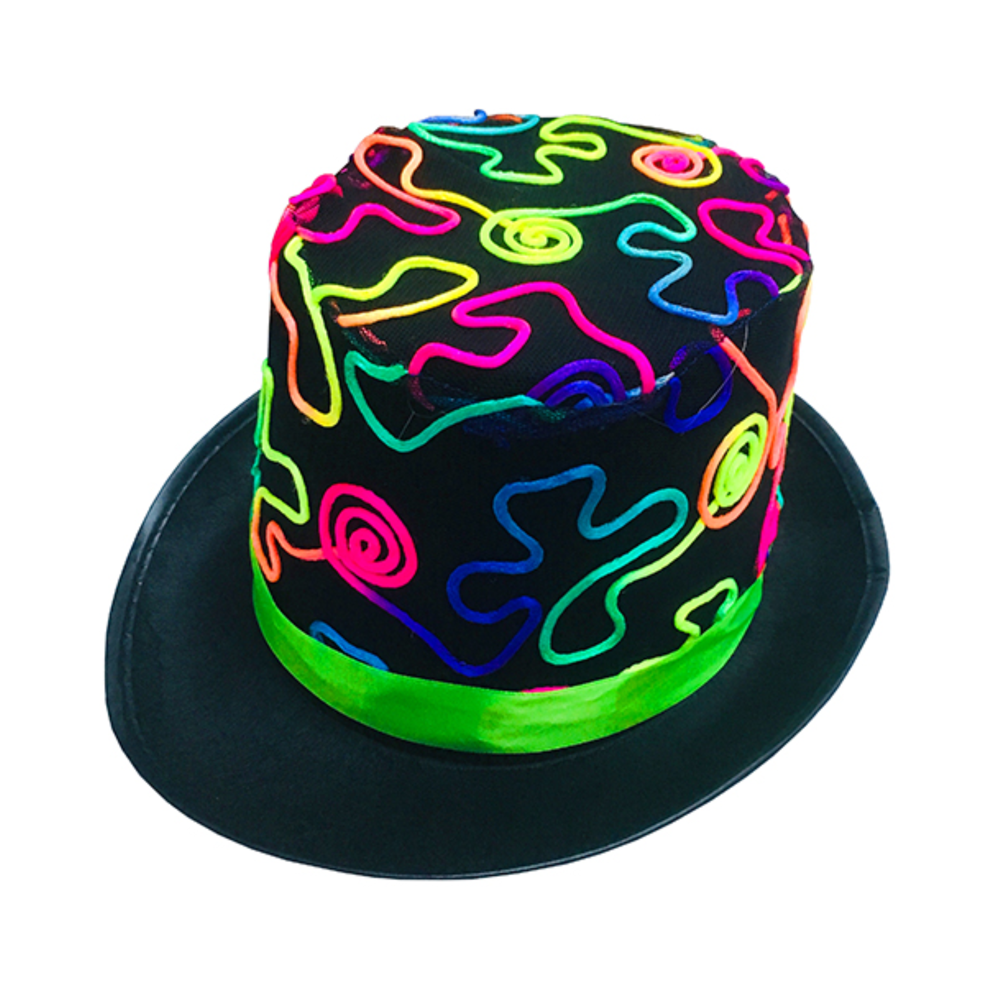 SOMBRERO COPA LINEAS FLUOR