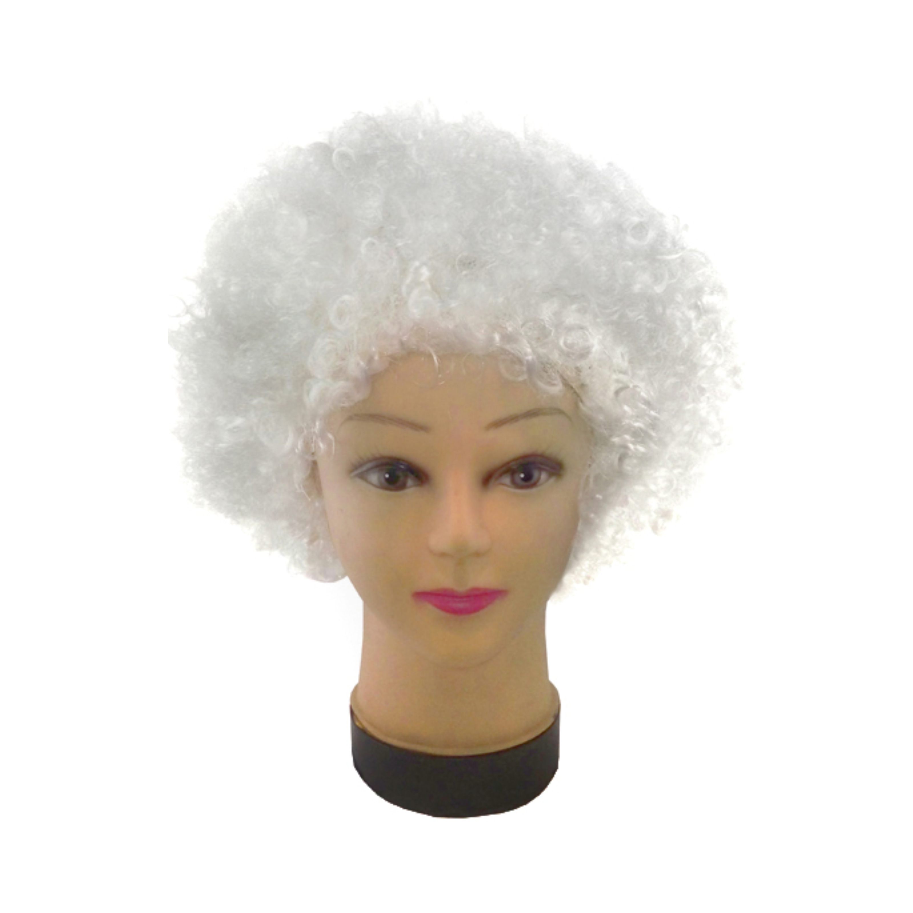 PELUCA AFRO BLANCO