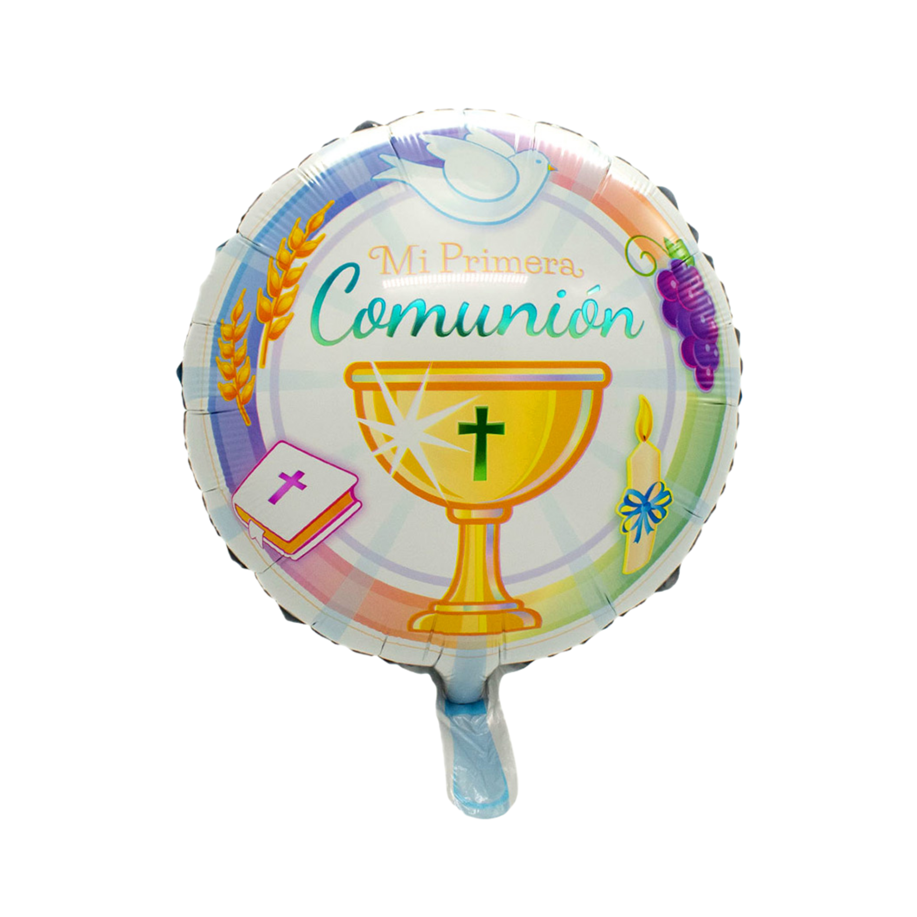 GLOBO METALICO COMUNION X1