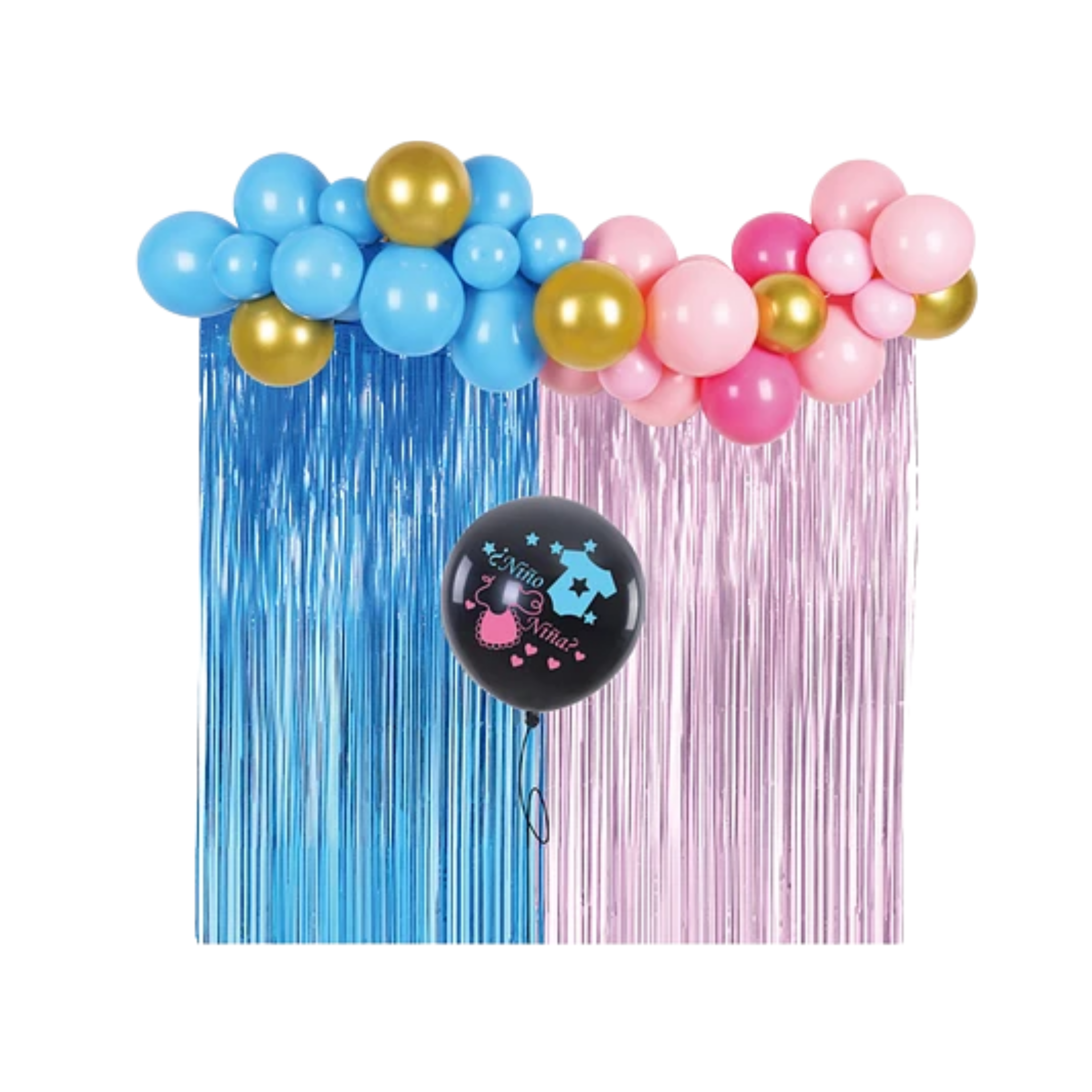 SET DECO GLOBOS REVELACION