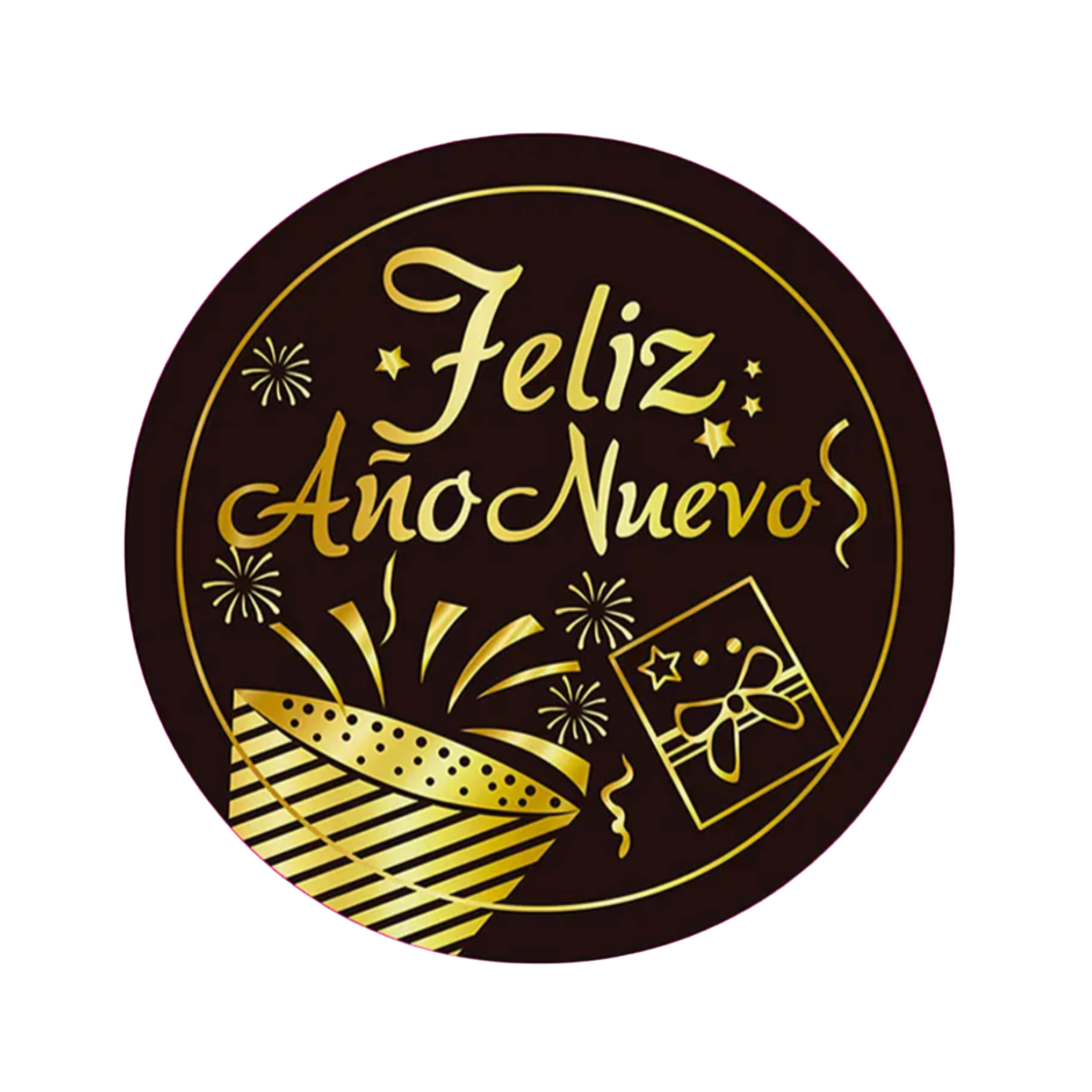 Platos Feliz Año Nuevo x 6un