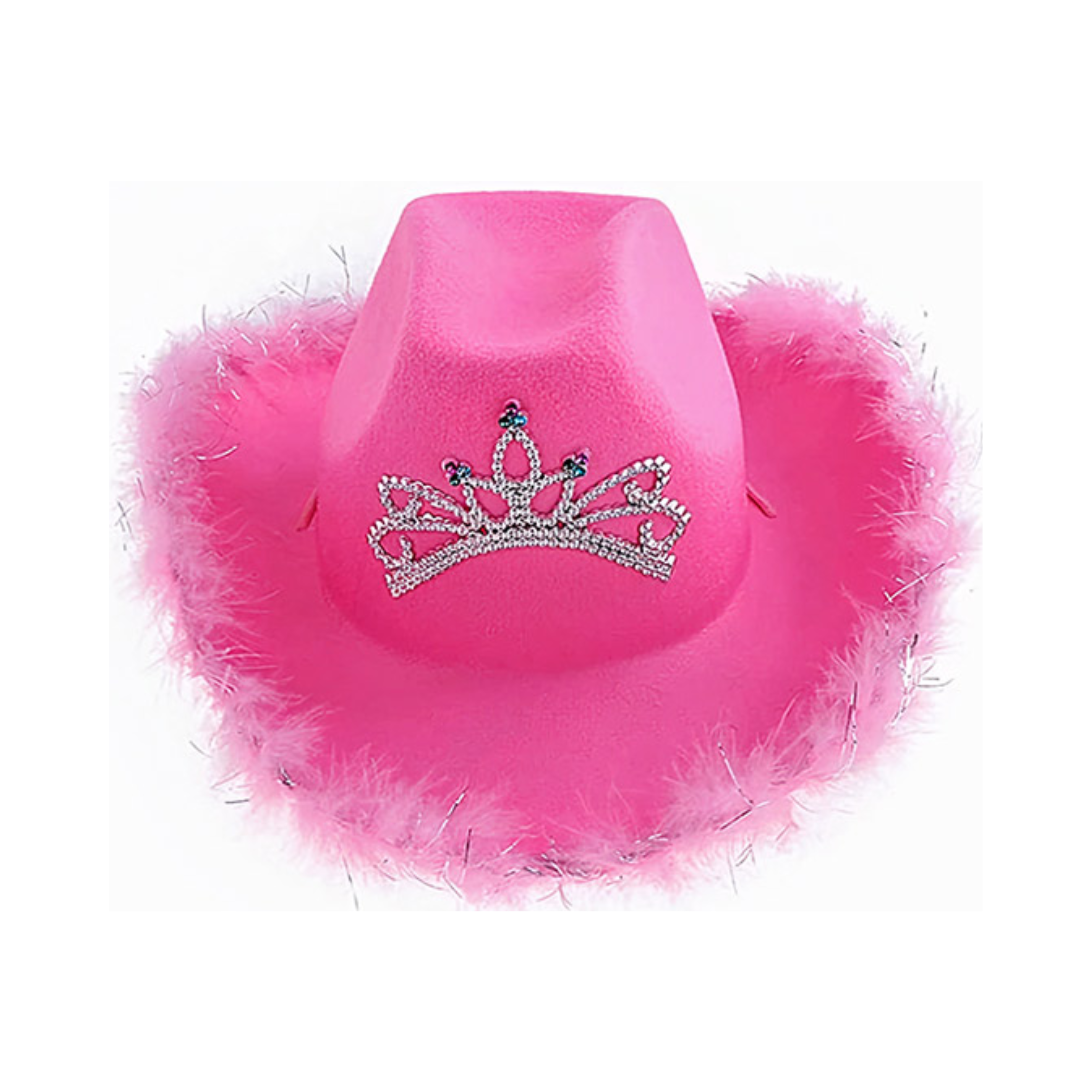 SOMBRERO VAQUERO CORONA ROSADO