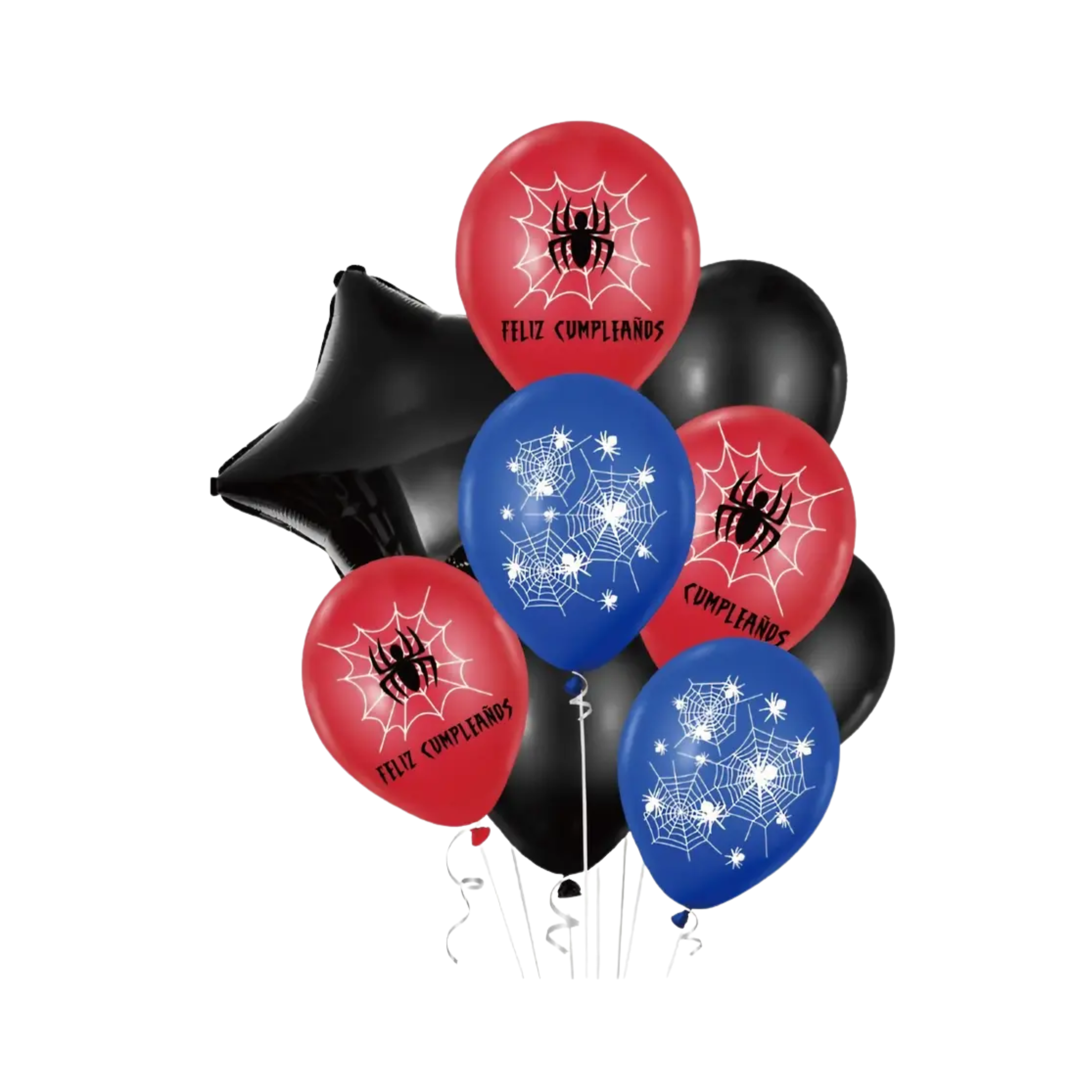 SET DE GLOBOS SPIDERMAN