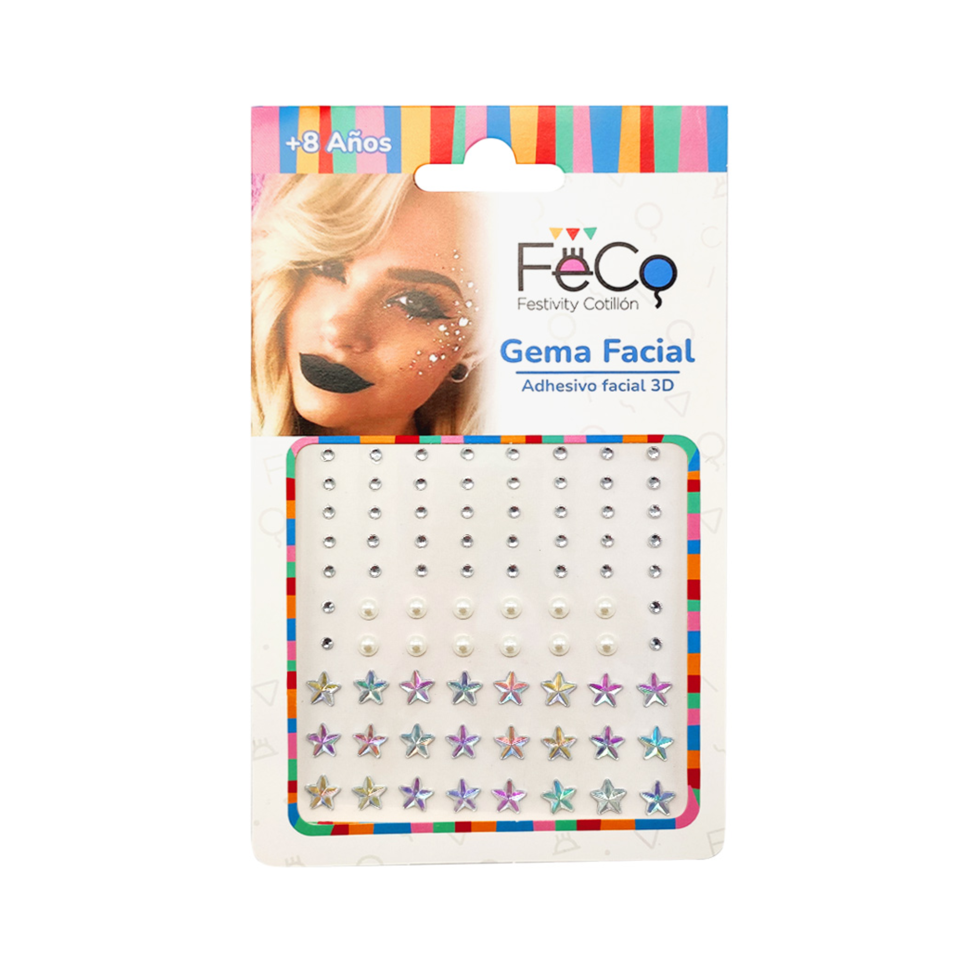 BRILLOS FACIALES PERLAS ESTRELLA