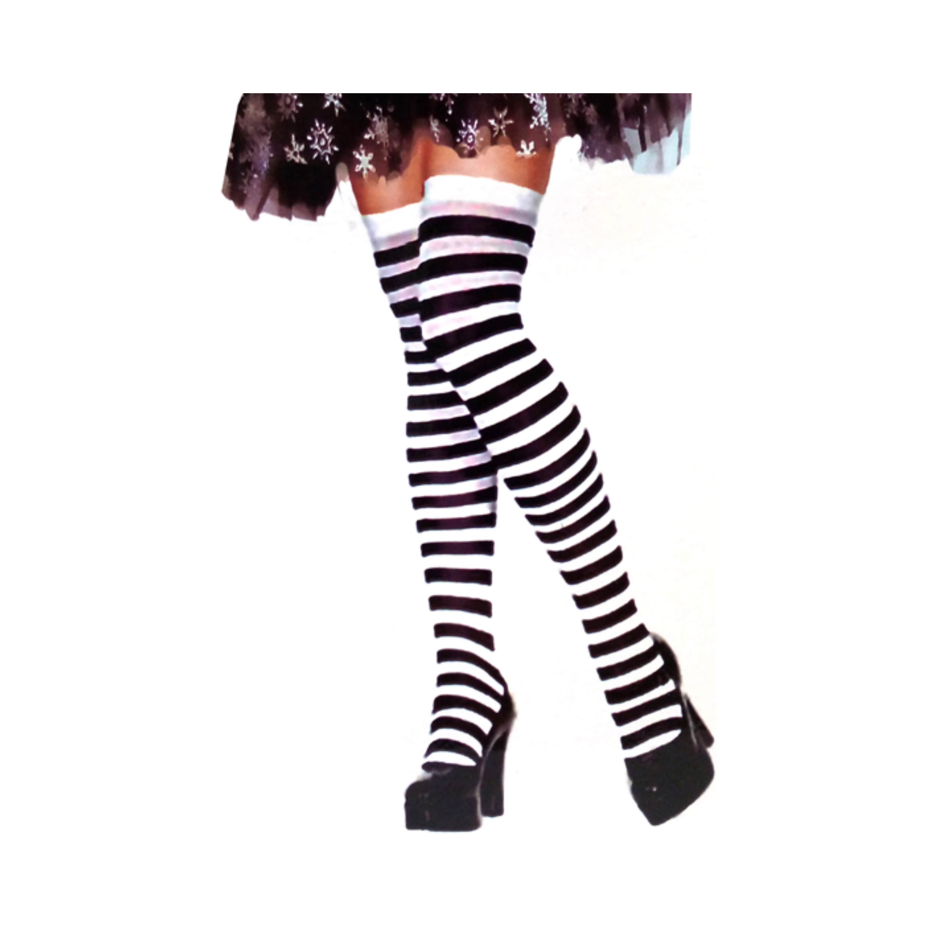 PANTYS RAYAS BLANCO Y NEGRO