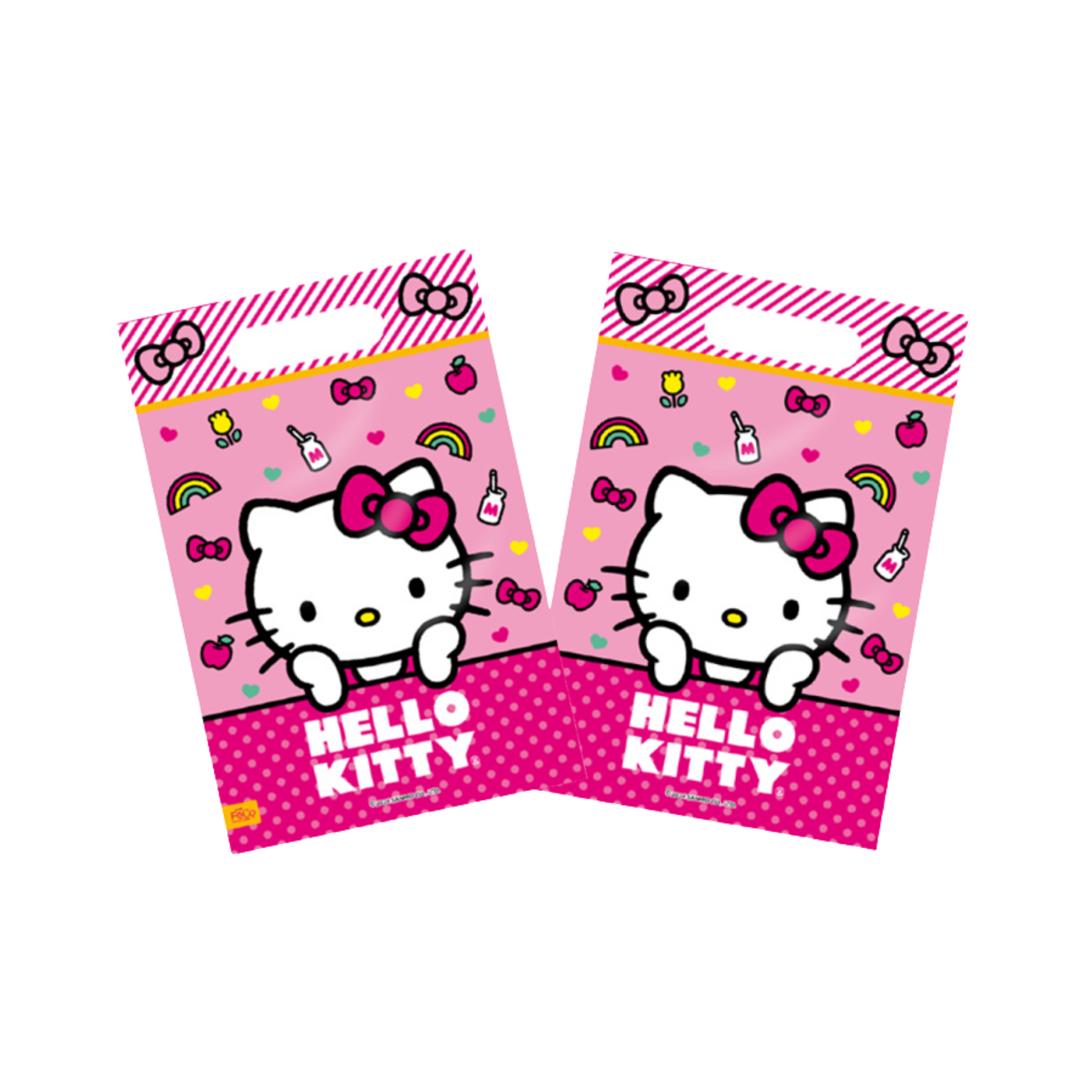 BOLSA DULCES HELLO KITTY X6