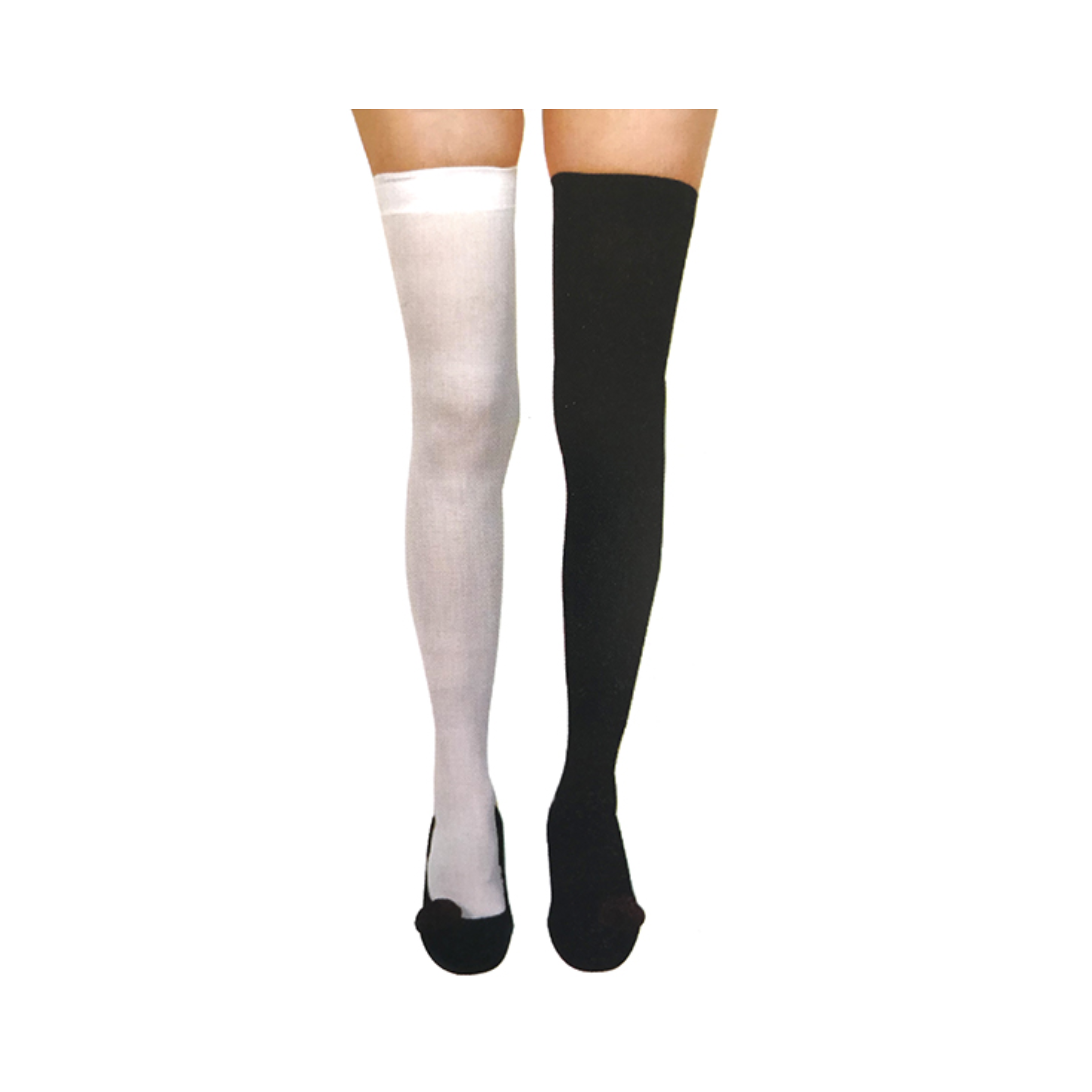 PANTYS BLANCO Y NEGRO