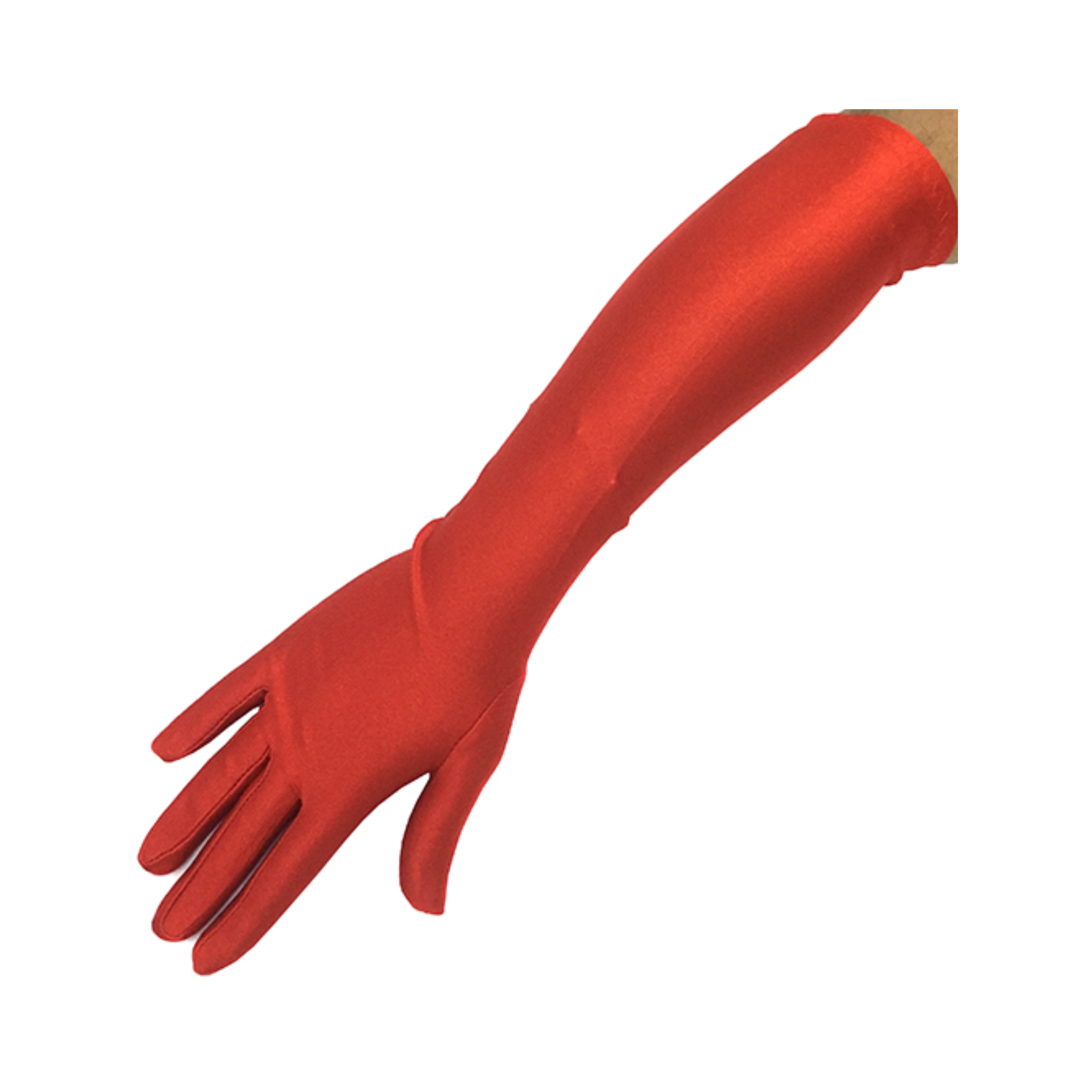 GUANTE LISO ROJO LARGO