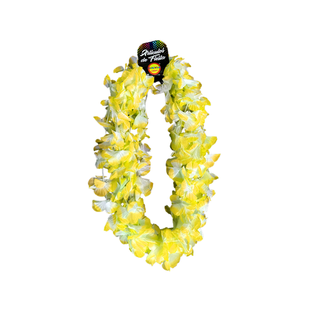 COLLAR FLOR AMARILLO/BLANCO 6 UNIDADES