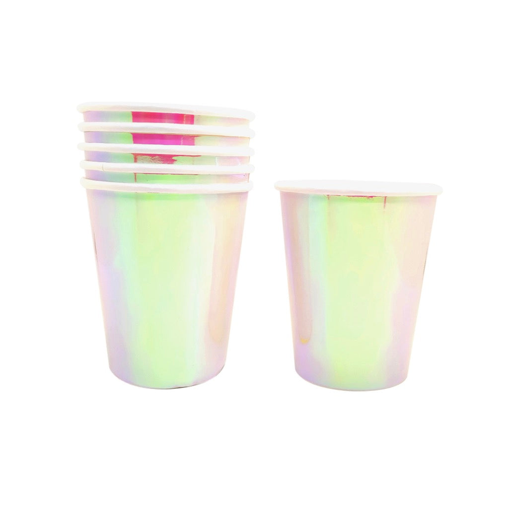 VASOS TORNASOL COLORES X6